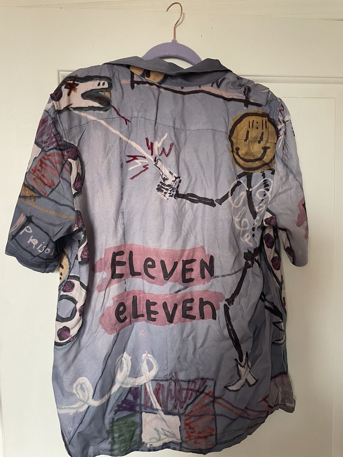 NEUW Denim Neuw Silk Blend Design Short Sleeve shirt Size US XL / EU 56 / 4 - 2 Thumbnail