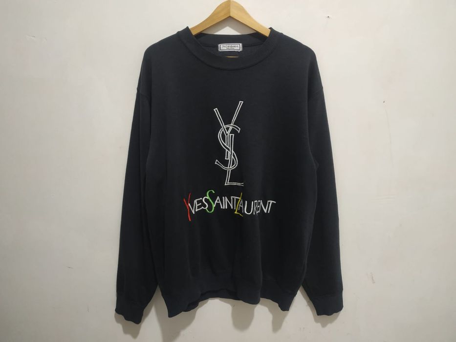 Vintage ysl hot sale crewneck