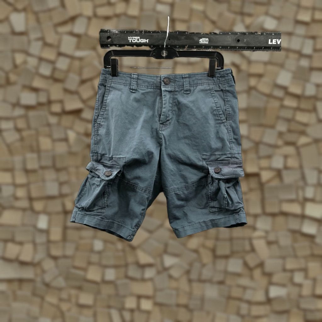 Vintage Aéropostale Cargo Shorts Mens Size 28 Mid Rise Medium Wash Blue Cargo Short Mens 28 Blue Size US 28 / EU 44 - 1 Thumbnail
