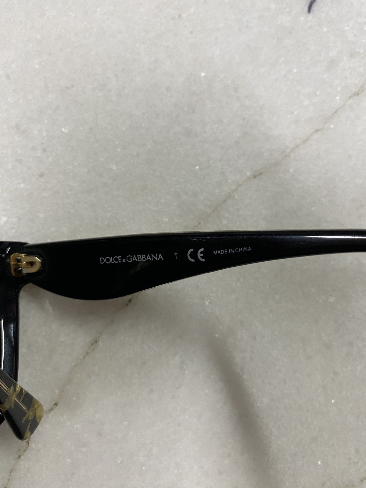 Designer × Dolce & Gabbana Dolce & Gabbana Women’s Gold Monogram Shades Size ONE SIZE - 6 Thumbnail