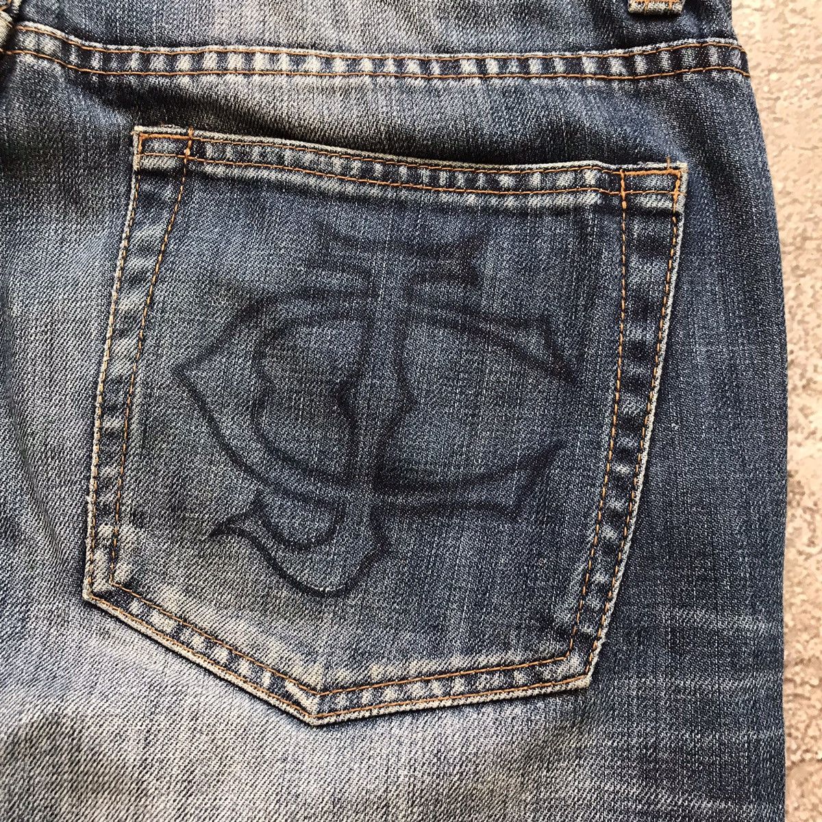 Vintage Vintage 90s Just Cavalli Distressed Baggy Jeans Streetwear 3 Size US 32 / EU 48 - 9 Thumbnail