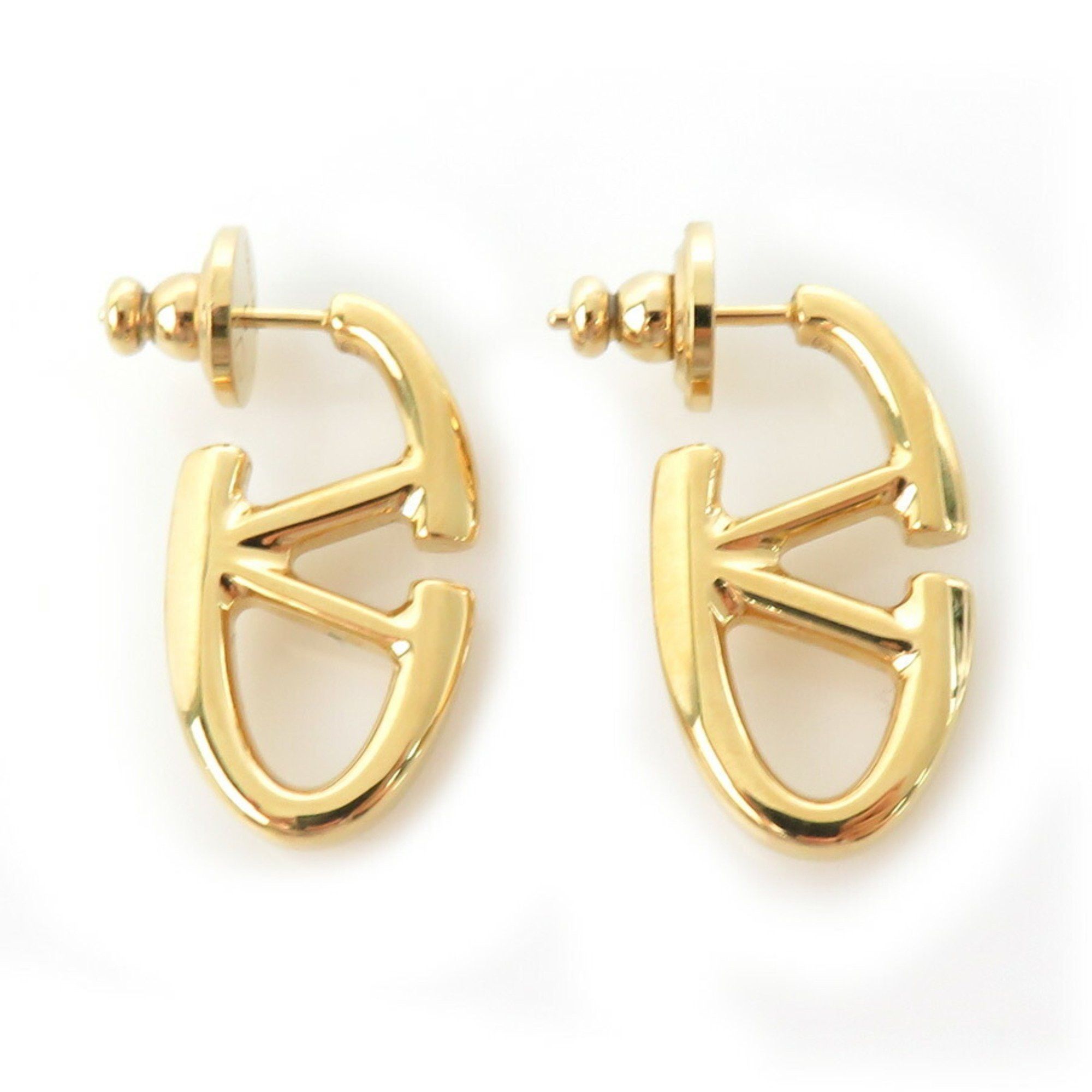 イヤリング VALENTINO GARAVANI GOLD TONE BRASS EARRINGS VALENTINO GARAVANI VLOGO gold-tone earrings | NET-A-PORTER