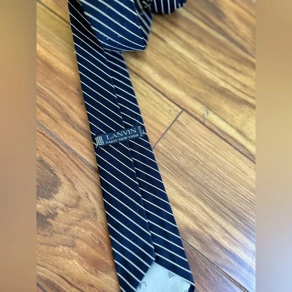 Lanvin × Vintage Vintage Lanvin Silk Tie Size ONE SIZE - 2 Thumbnail