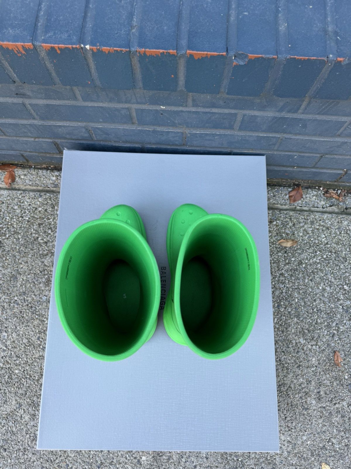 Balenciaga Balenciaga × Crocs Boot Green Size US 7.5 / IT 37.5 - 5 Thumbnail