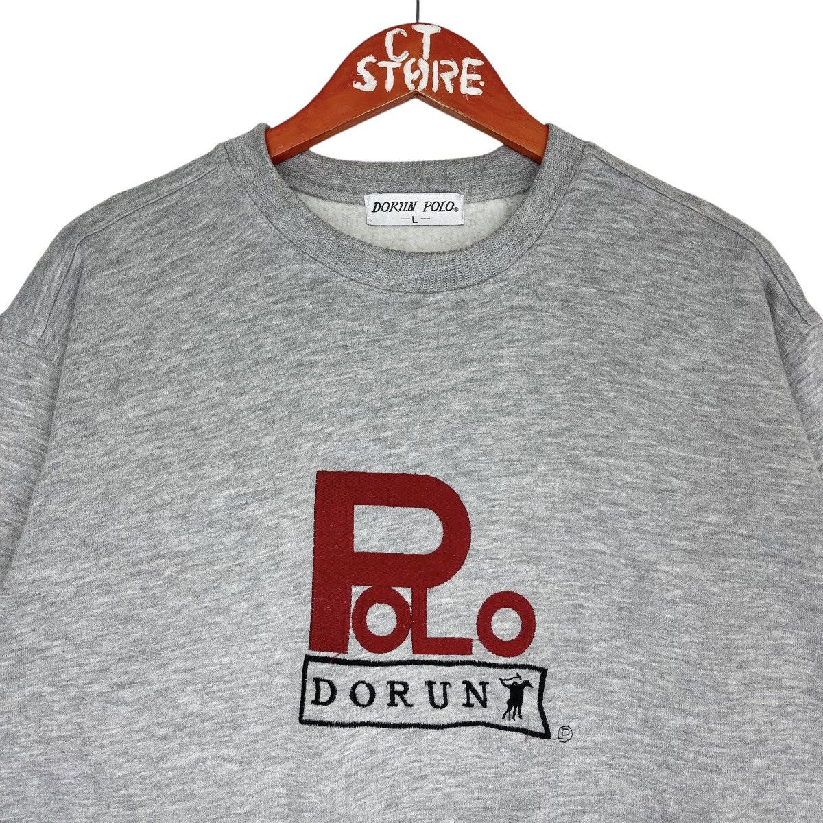 Vintage Dorun Polo Crewneck Sweatshirt Embroidery Size M/L Size US M / EU 48-50 / 2 - 3 Thumbnail