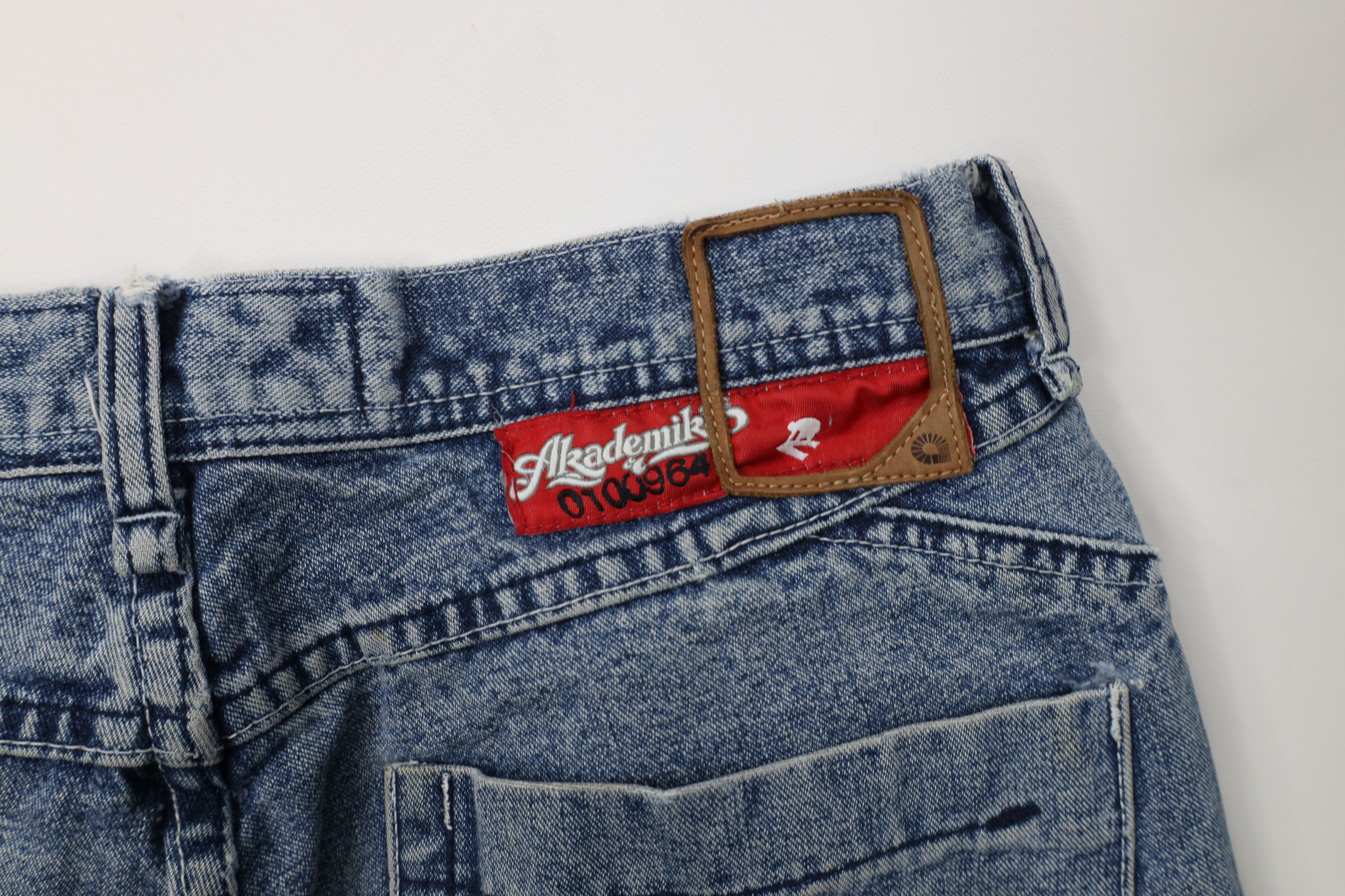 Vintage Vintage 90s Y2K Streetwear Baggy Wide Leg Denim Jeans Size US 34 / EU 50 - 17 Thumbnail