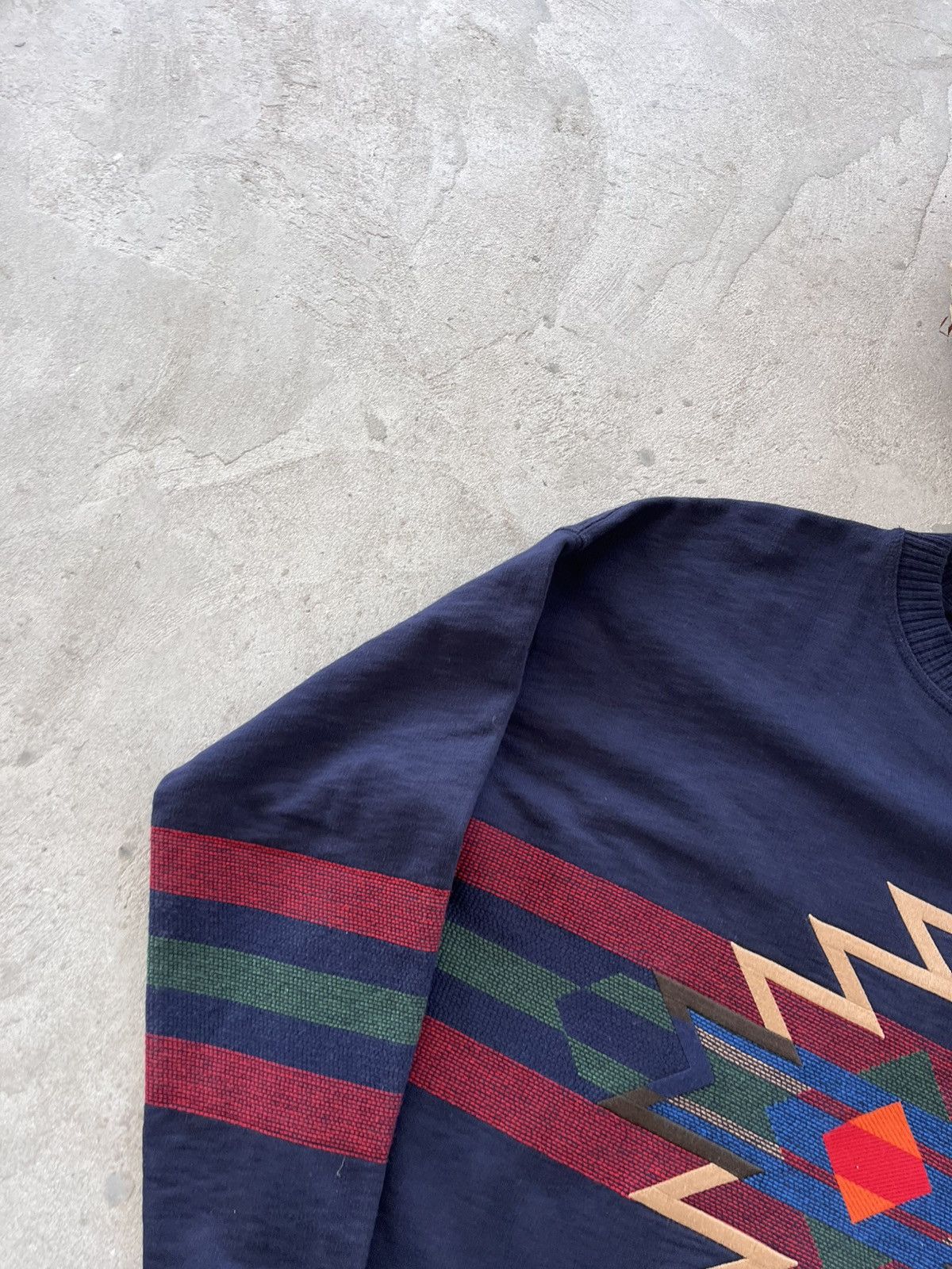 Gant Vintage Gant Knit Sweatshirt Navy Pattern Logo Crewneck Y2K Size US M / EU 48-50 / 2 - 3 Thumbnail