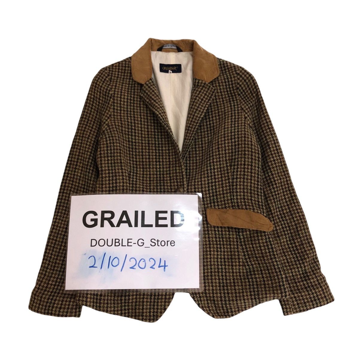 Japanese Brand 📌Opender Made In England Wool Jacket Paul Harden Design Size US M / EU 48-50 / 2 - 1 Thumbnail