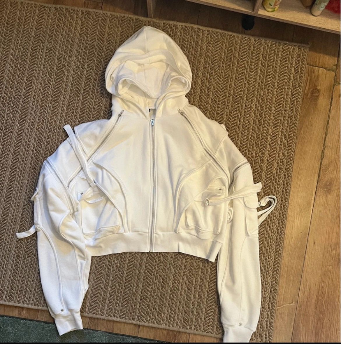 Other Slovakian Dreams White Cargo Hoodie Size US M / EU 48-50 / 2 - 8 Thumbnail