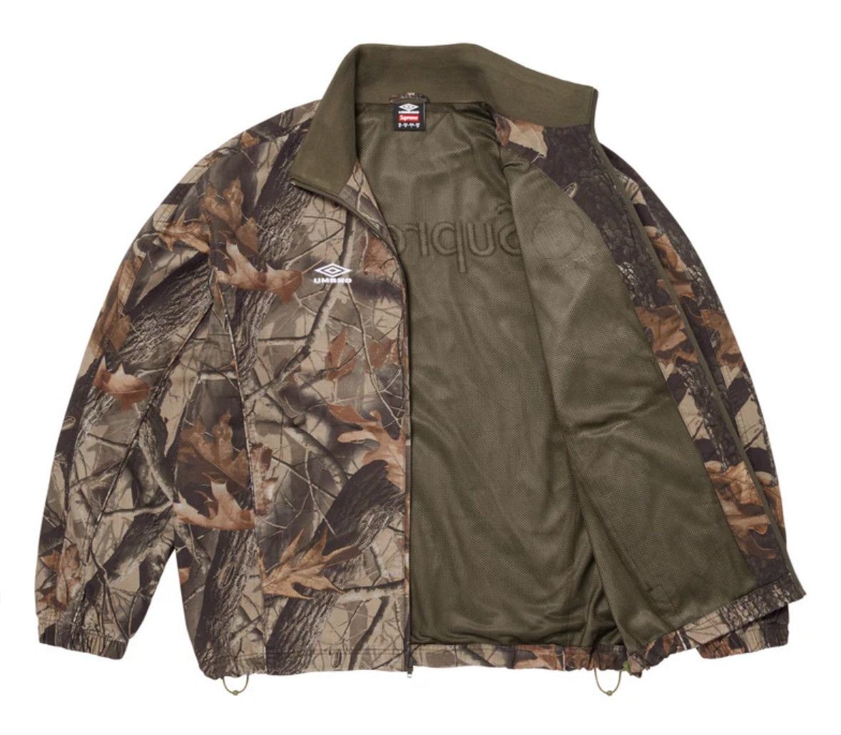 Supreme × Umbro Supreme Umbro Cotton Ripstop Track Jacket Realtree Camo L Size US L / EU 52-54 / 3 - 2 Thumbnail