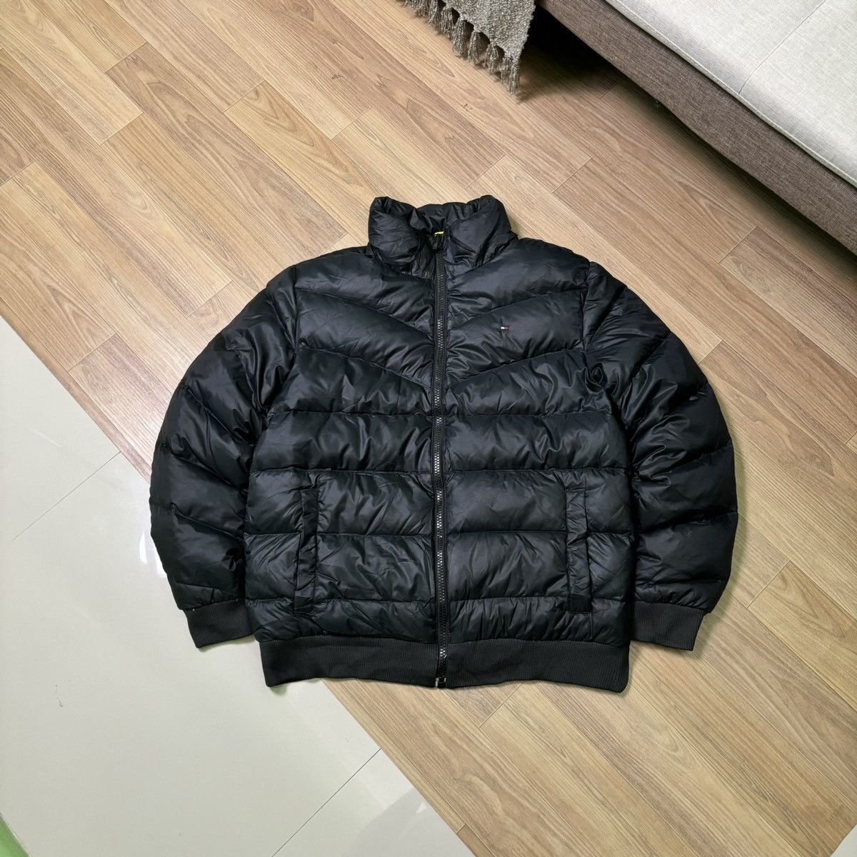 14th Addiction × If Six Was Nine × Le Grande Bleu (L.G.B.) Vintage Tommy Hilfiger fur Jacket down puffer LGB style Size US L / EU 52-54 / 3 - 3 Thumbnail