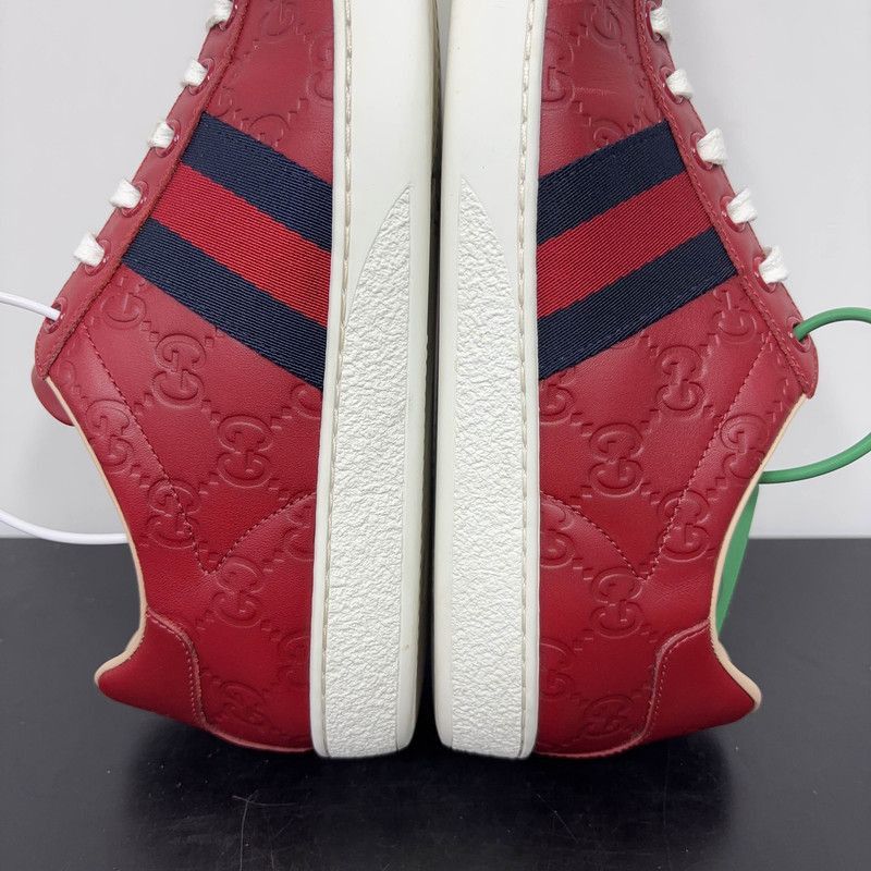 Gucci Gucci Ace Leather Low-Top Sneakers Size US 6.5 / EU 39-40 - 4 Thumbnail
