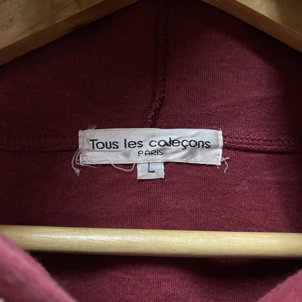 Japanese Brand 90s VINTAGE TOUS LES CALECONS VERY RARE HOODIE Size US S / EU 44-46 / 1 - 11 Thumbnail