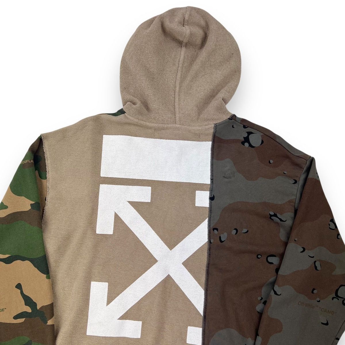 HOT Camo Fleece Off White Camo Jumper Off-White