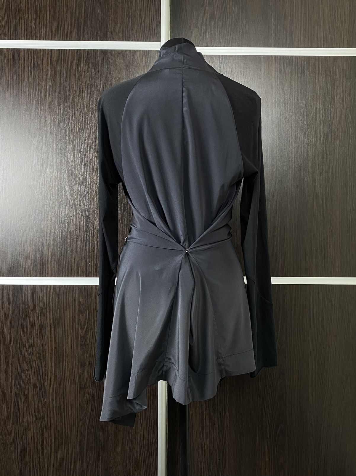 Japanese Brand DEMOO PARKCHOONMOO black transform Cardigan dress Size S / US 4 / IT 40 - 8 Thumbnail