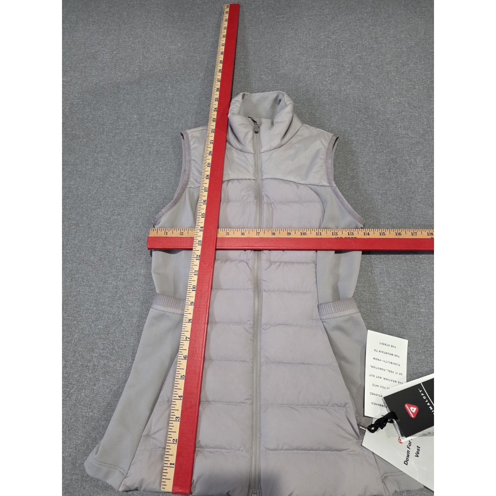 Lululemon New with tags! Lululemon Gray puffer down vest women sz 2 Size XS / US 0-2 / IT 36-38 - 2 Thumbnail