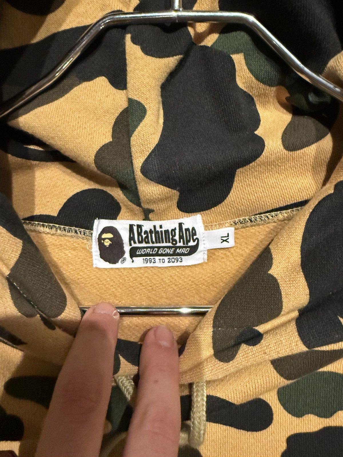 Anti Social Social Club × Bape BAPE X ASSC 1st CAMO RARE HOODIE WORN 2x Size US XL / EU 56 / 4 - 8 Thumbnail