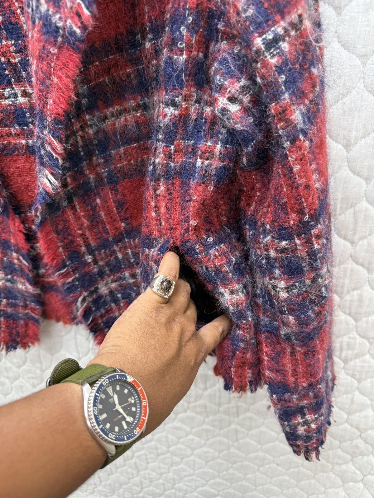Kapital 🔥🔥🔥ARCHIVE UMII 908 MOHAIR BUTTONLESS JACKET Size M / US 6-8 / IT 42-44 - 12 Thumbnail