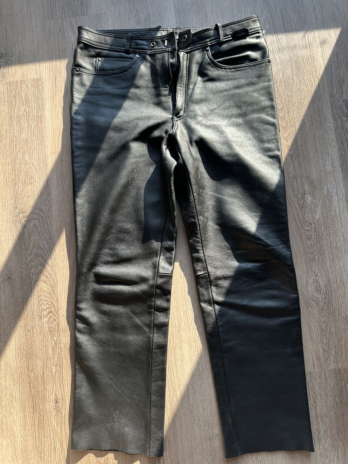 Other Custom Korean Calfskin Leather Pants Size US 34 / EU 50 - 3 Thumbnail
