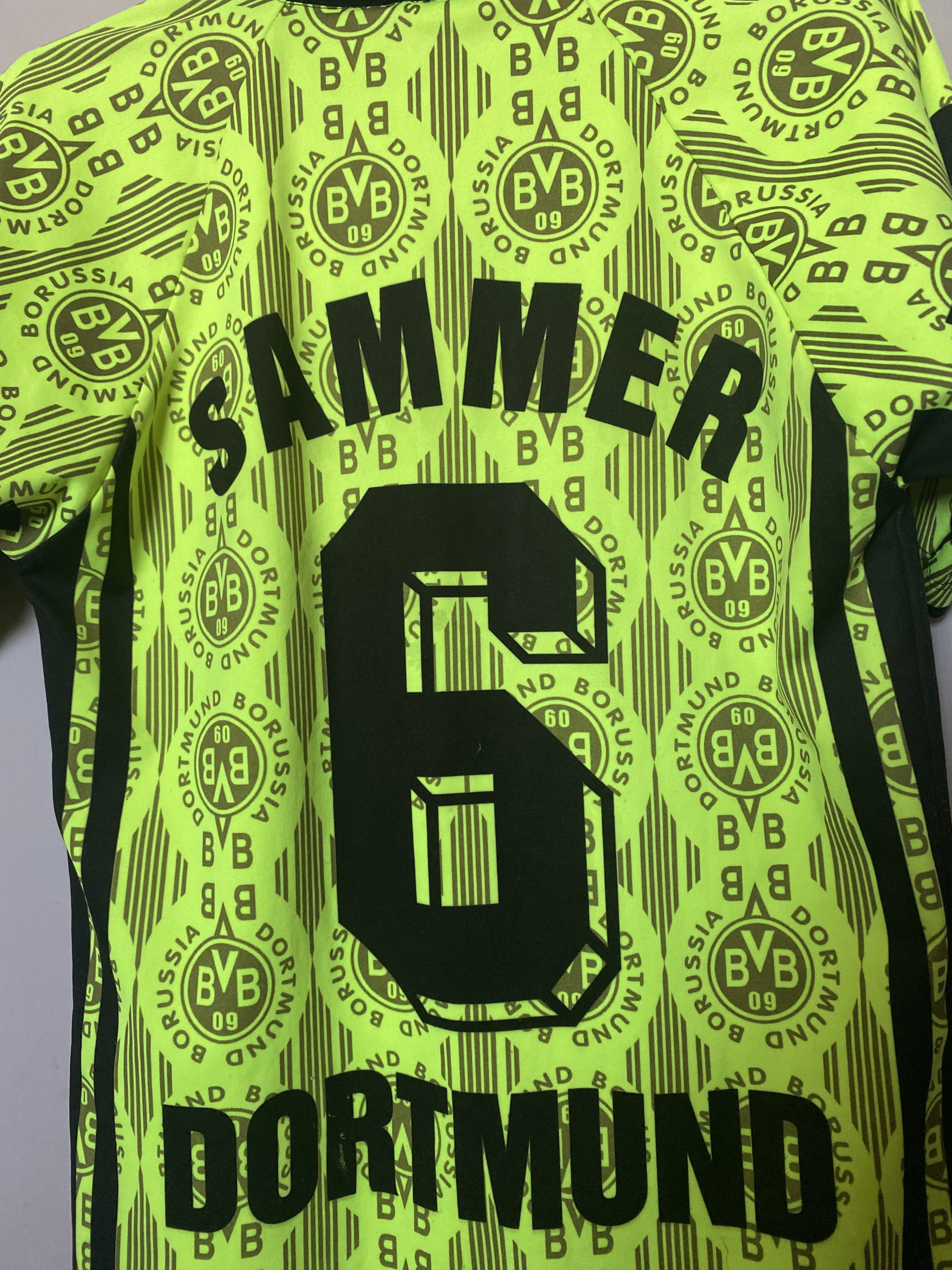 Other Vintage BORUSSIA DORTMUND 1996 - 1997 #6 SAMMER - S - UNIQUE Size US S / EU 44-46 / 1 - 4 Thumbnail