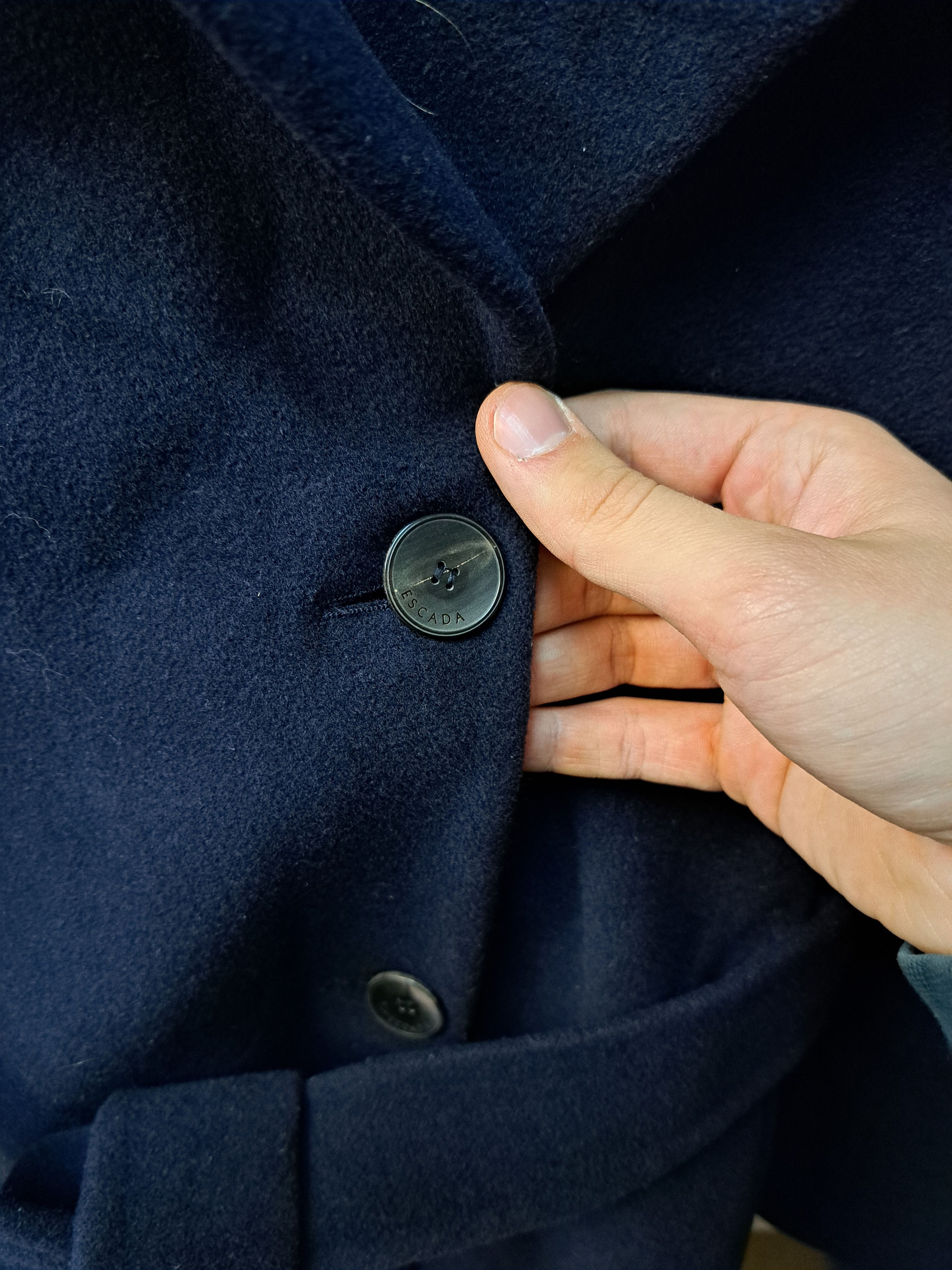 Escada Escada Cashmere and Wool Belted Coat Old Money Luxury Size XS / US 0-2 / IT 36-38 - 4 Thumbnail