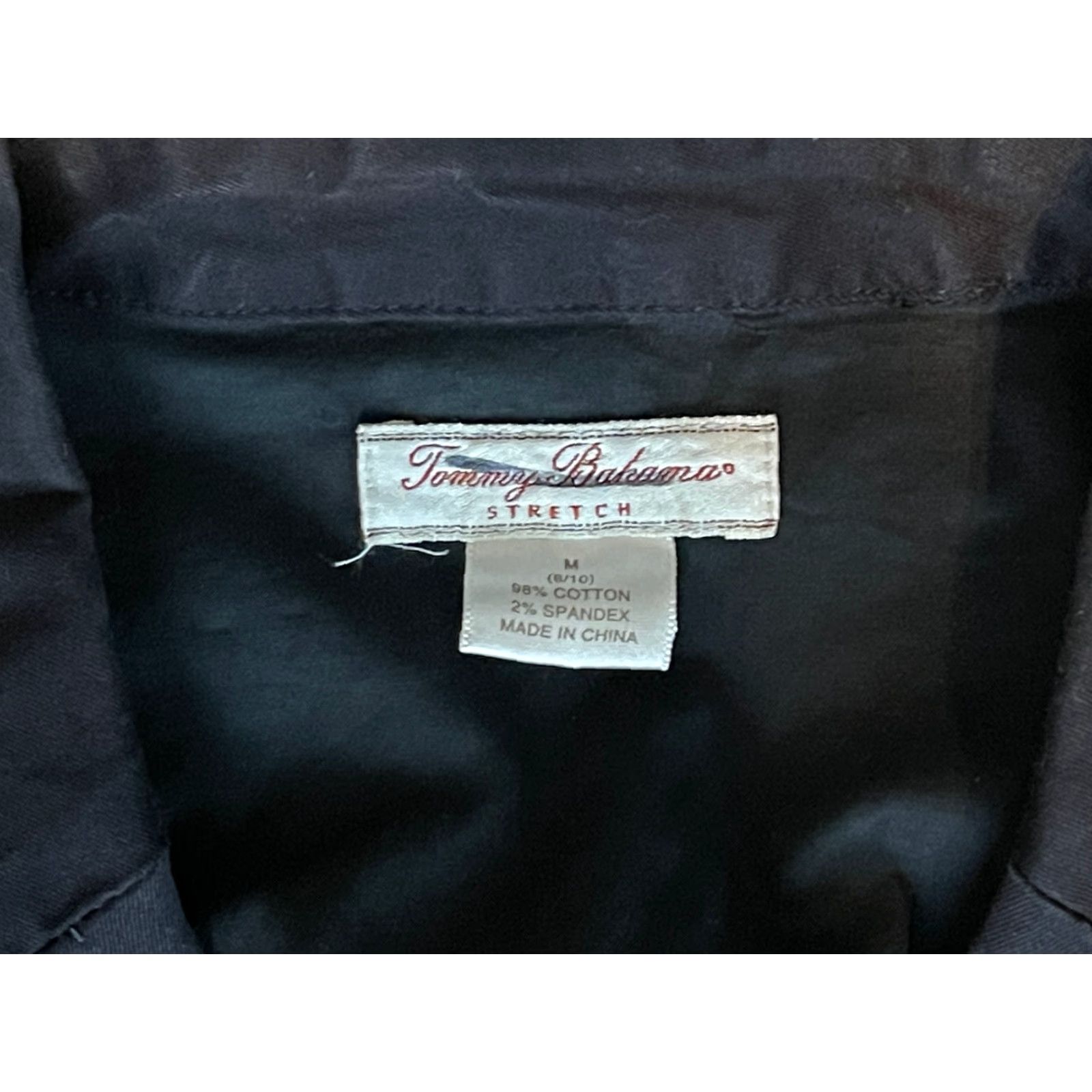 Tommy Bahama TOMMY BAHAMA Shirt Women's Size Medium Black 4 Button Long Sleeves Belt Size M / US 6-8 / IT 42-44 - 3 Thumbnail