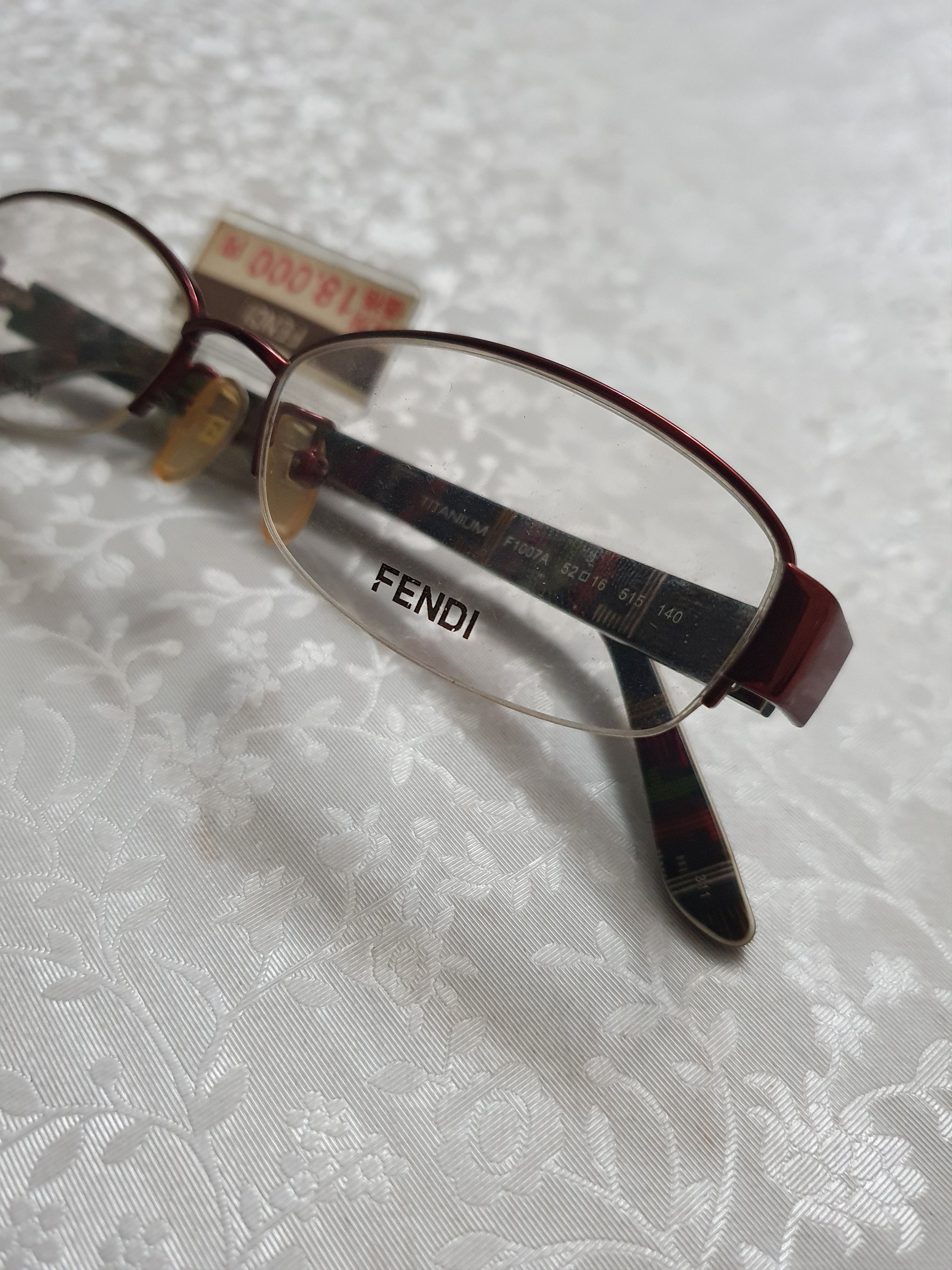 Fendi 90's Fendi Vintage Y2k Retro-Punk Zucca Frame/Glasses Size ONE SIZE - 3 Thumbnail