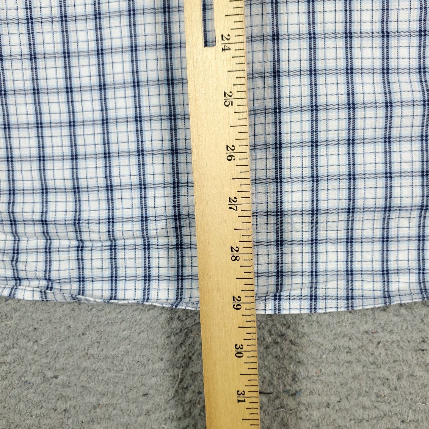 Peter Millar VINTAGE Peter Millar Shirt Mens Size 2XL Blue Plaid Button-Up Short Sleeve Cotton Casual, Business, Formal, Preppy Mens Size US XXL / EU 58 / 5 - 5 Thumbnail