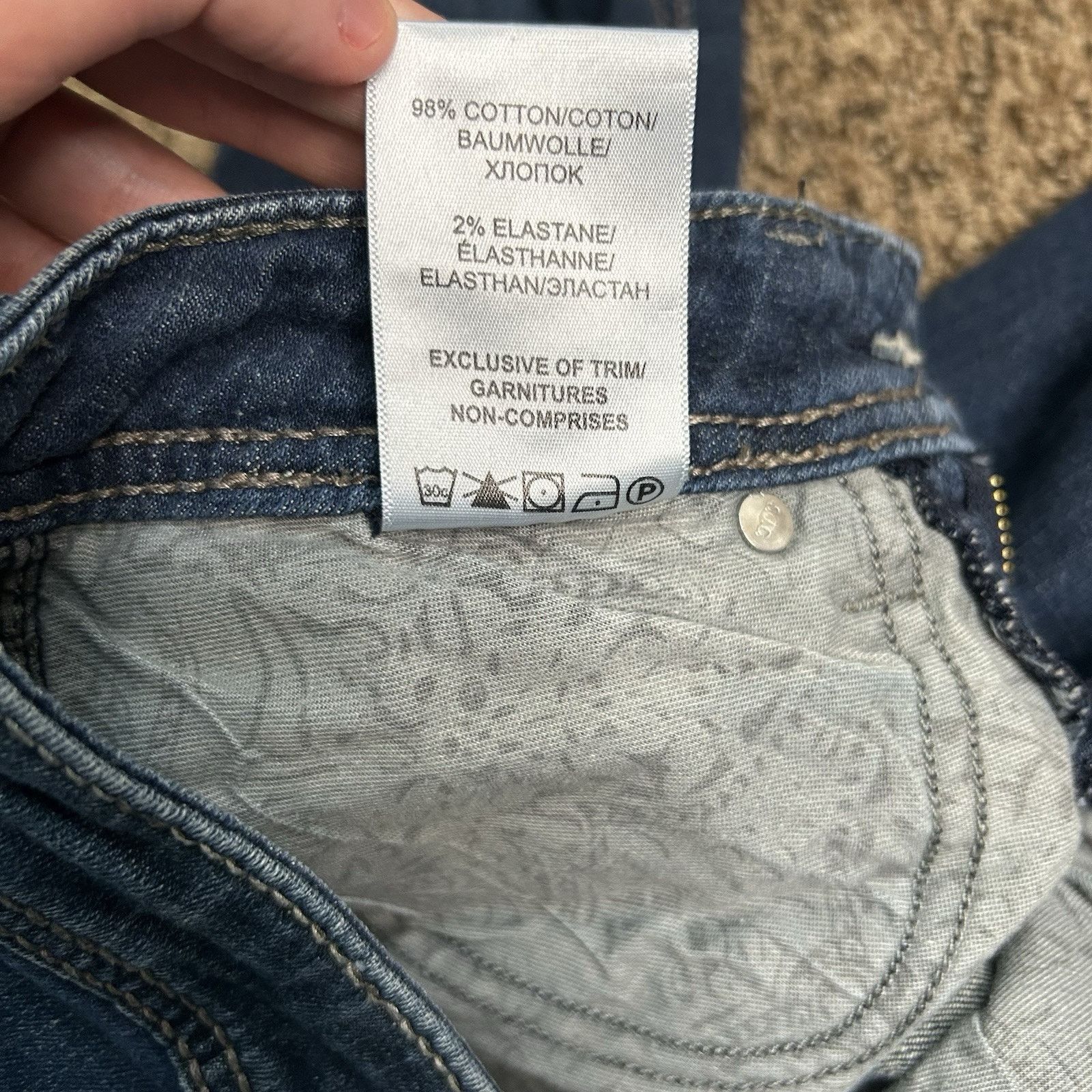 Silver Jeans Co. Silver Jeans Women W26xL33 AIKO Mid Boot Bootcut Stretch Fit Size 26" / US 2 / IT 38 - 6 Thumbnail