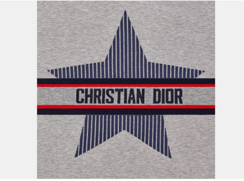 Dior o1w1db10425 143T04A T-Shirt in Grey Size XS / US 0-2 / IT 36-38 - 3 Thumbnail