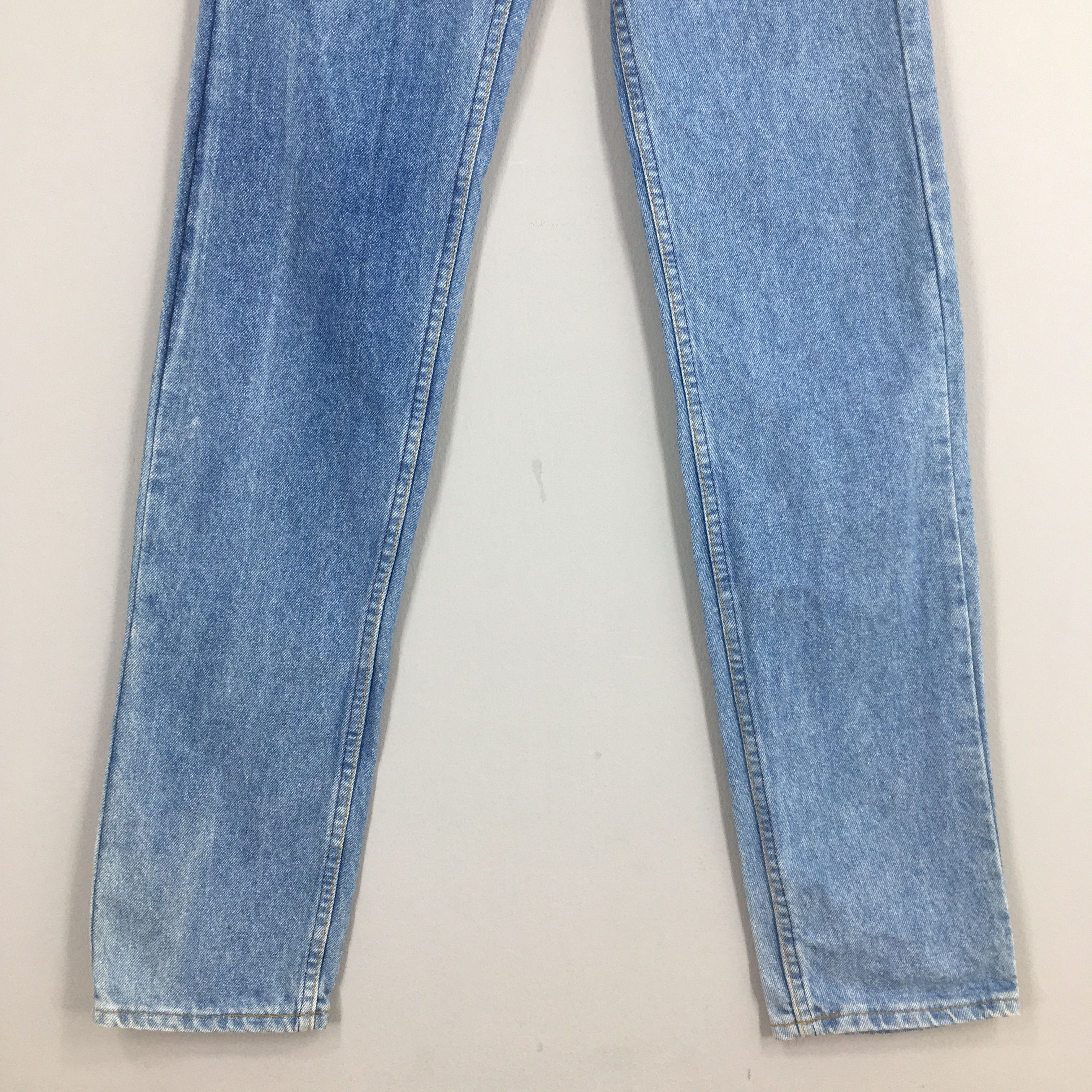 Levi's Size 25x34 Vintage 90s Levi's 505 Faded Blue Jeans S224 Size 25" / US 0 / IT 36 - 4 Thumbnail