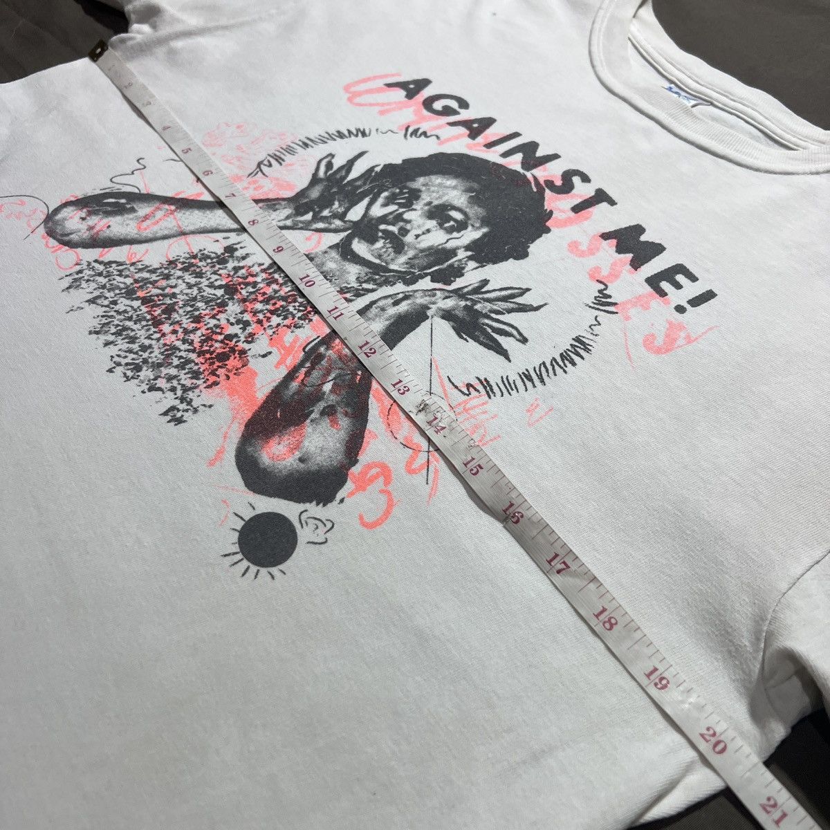 Band Tees Vintage Y2K AGAINST ME! TOUR Tee Punk Alternative rock Size US M / EU 48-50 / 2 - 14 Thumbnail