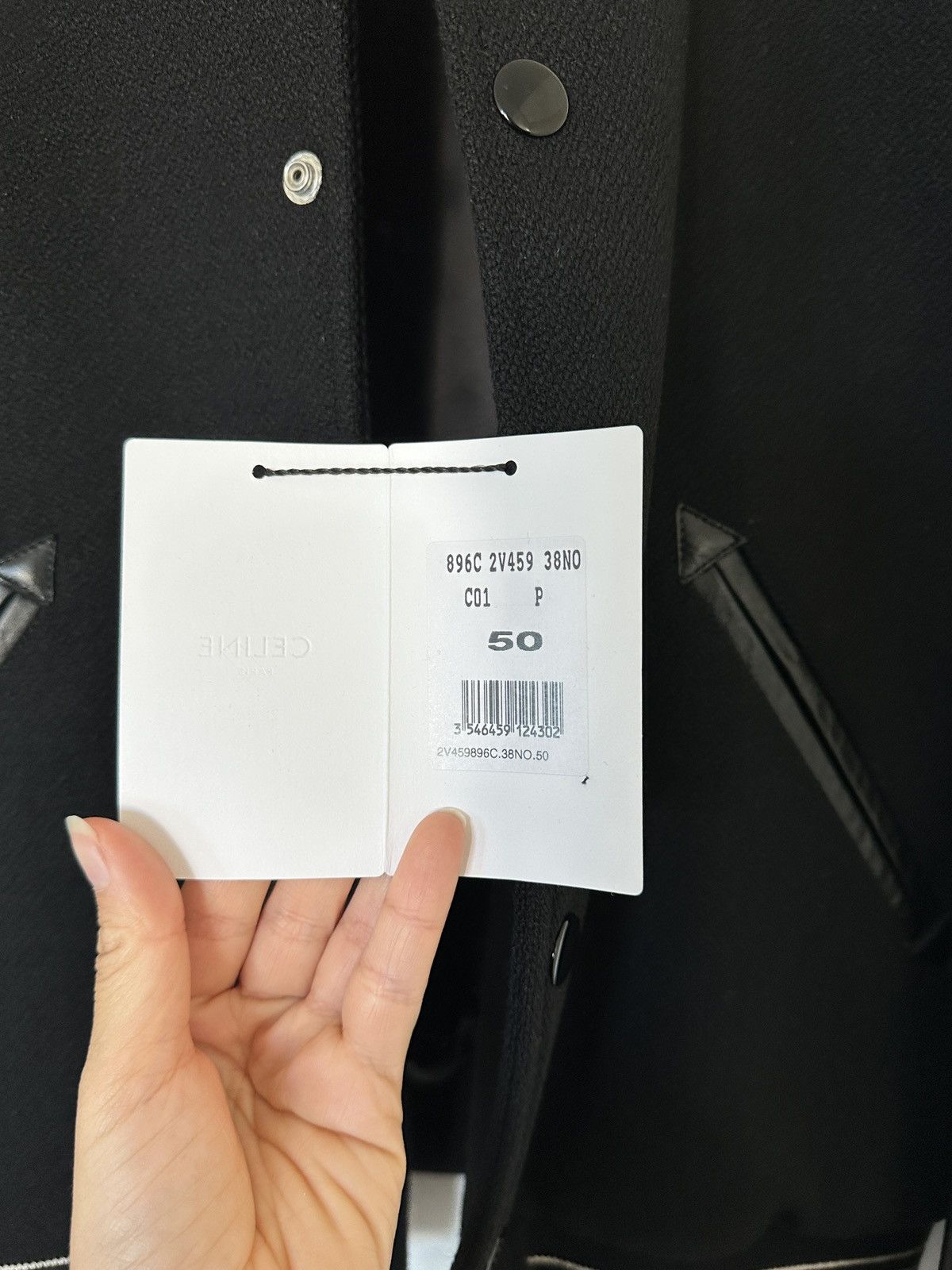 Celine Celine teddy varsity jacket black leather Hedi Slimane Size US M / EU 48-50 / 2 - 9 Thumbnail
