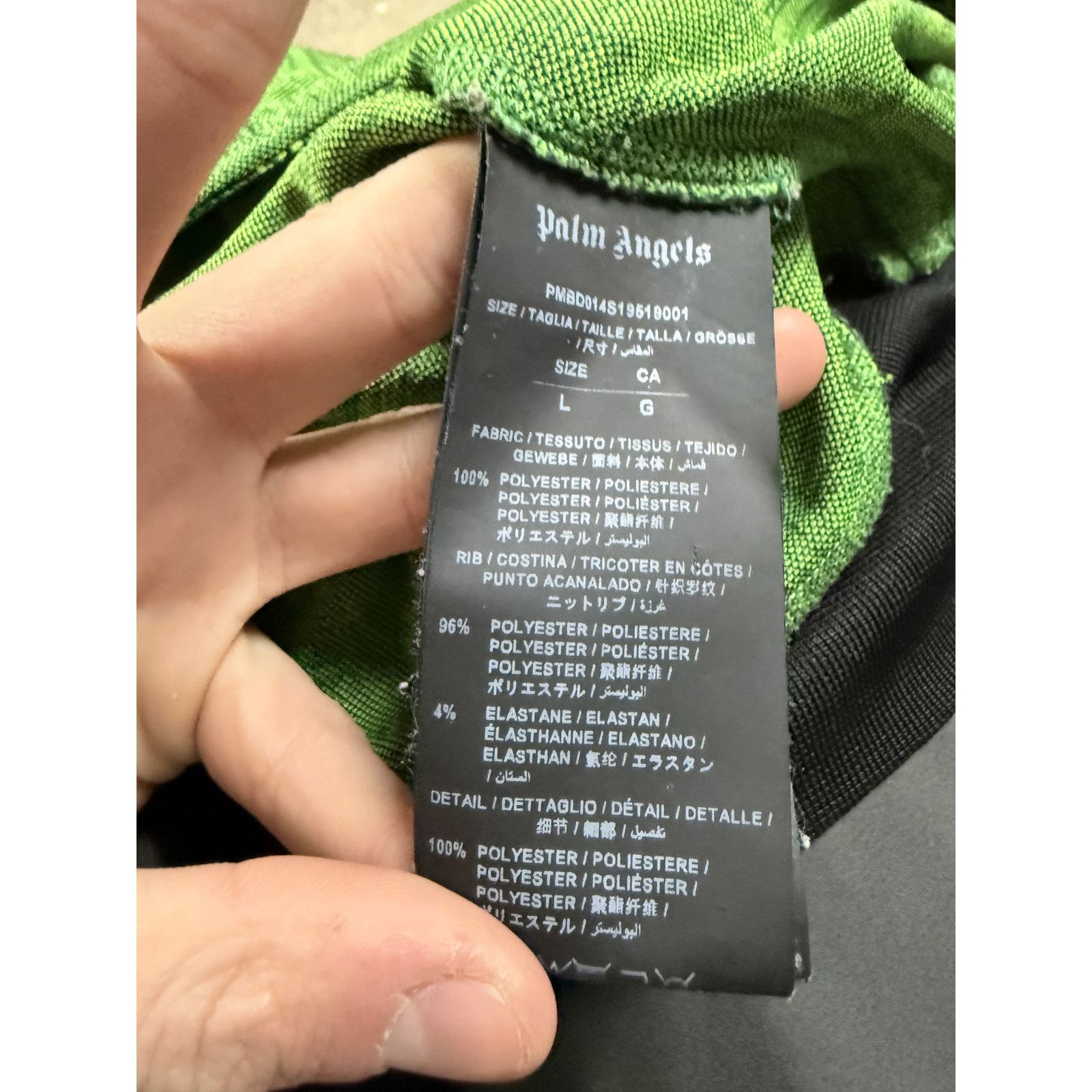 Palm Angels Palm Angels Track Jacket Green Lime Used XL Size US XL / EU 56 / 4 - 3 Thumbnail