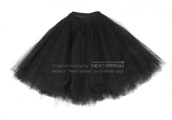 Comme des Garcons Comme Des Garcons size S Black Retro Puffy Skirt Size 22" - 3 Thumbnail