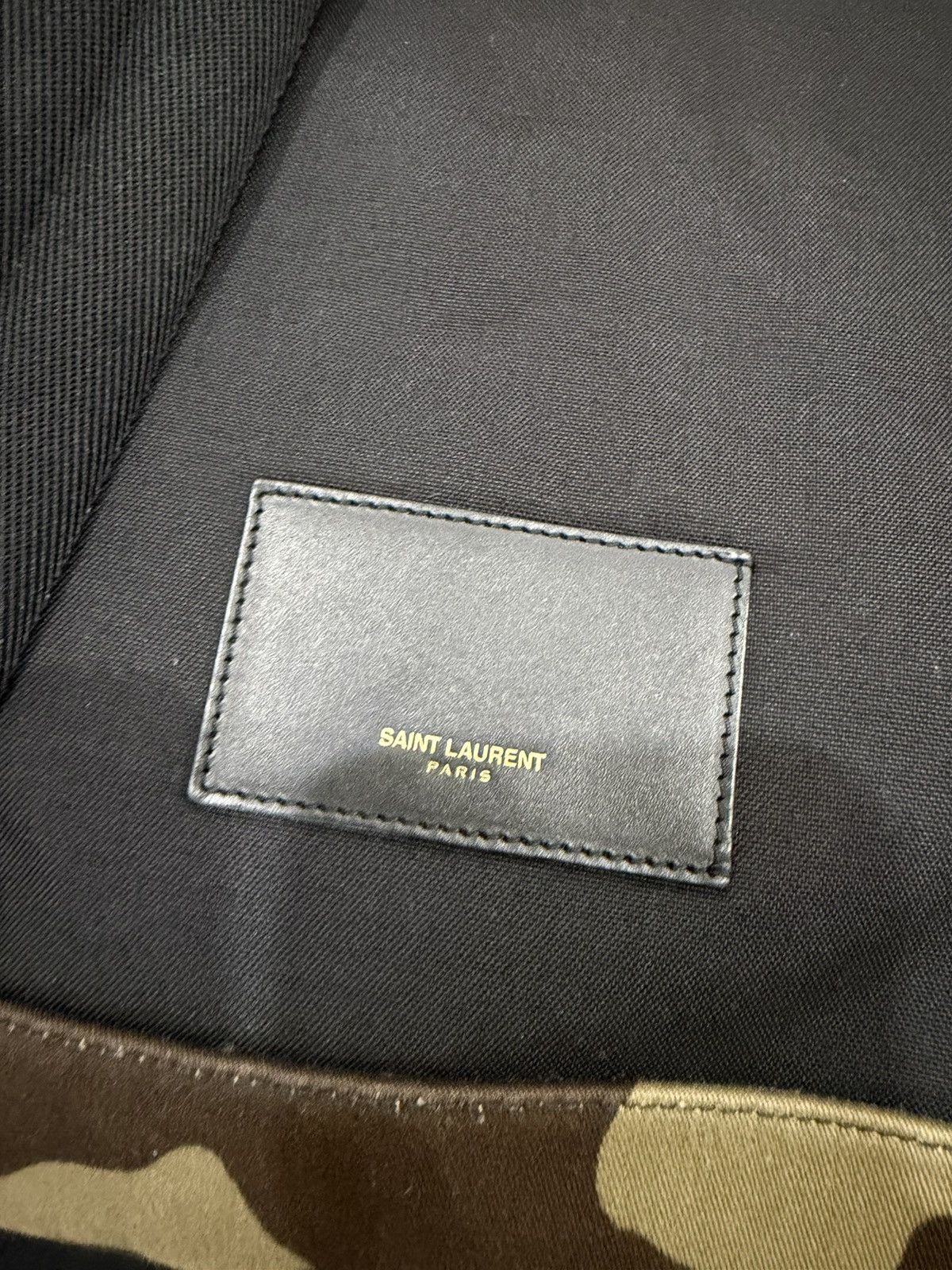 Saint Laurent Paris Saint Laurent City Backpack Camo & Black Size ONE SIZE - 8 Thumbnail