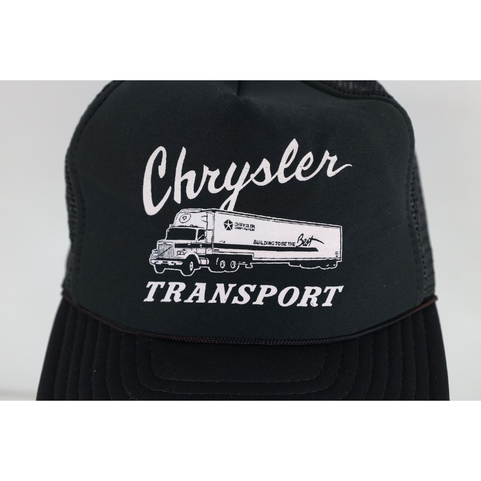 Vintage Vintage 80s Streetwear Chrysler Transport Trucking Hat Size ONE SIZE - 2 Thumbnail
