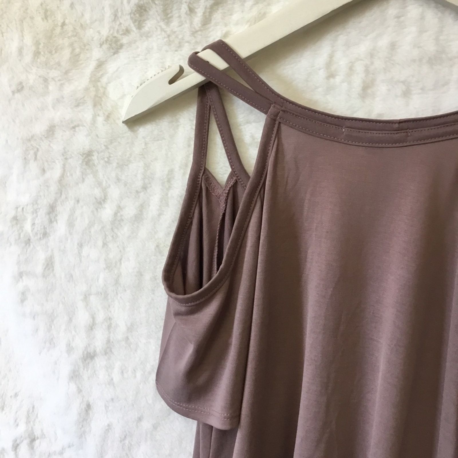 Other Socialite Mocha Strappy Mini Dress Size S / US 4 / IT 40 - 7 Thumbnail
