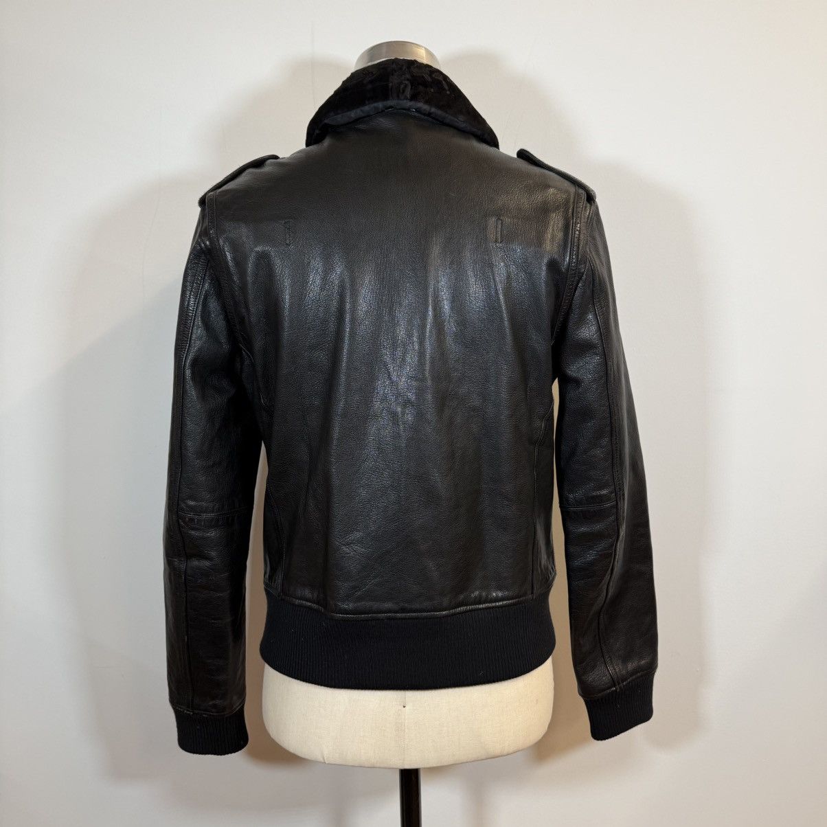 Kiminori Morishita Kiminori Morishita Black Goatskin Leather Bomber Jacket Size US L / EU 52-54 / 3 - 11 Thumbnail
