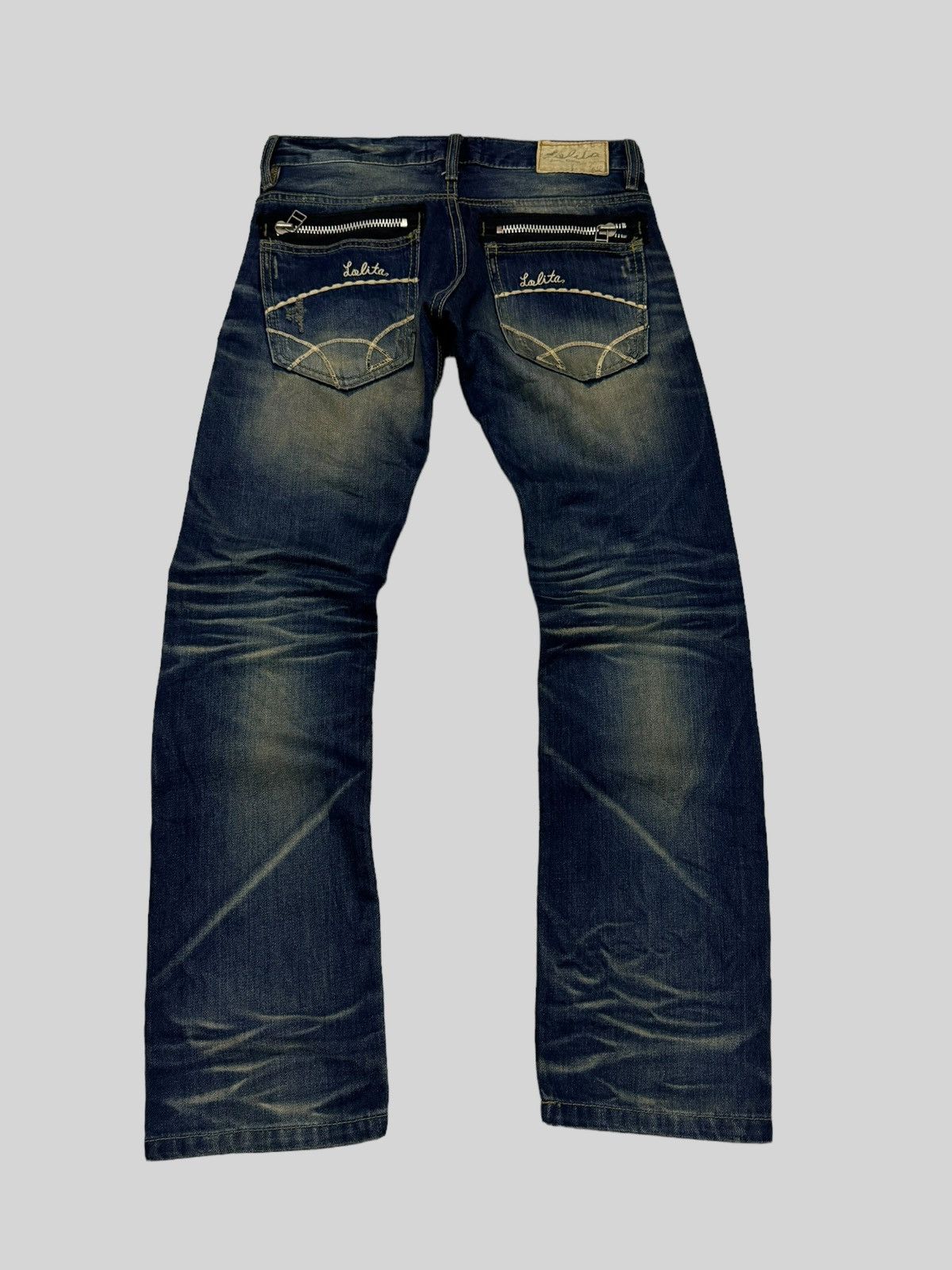 LOLITA JEANS MUDWASH ACID WASH DENIM JEANS