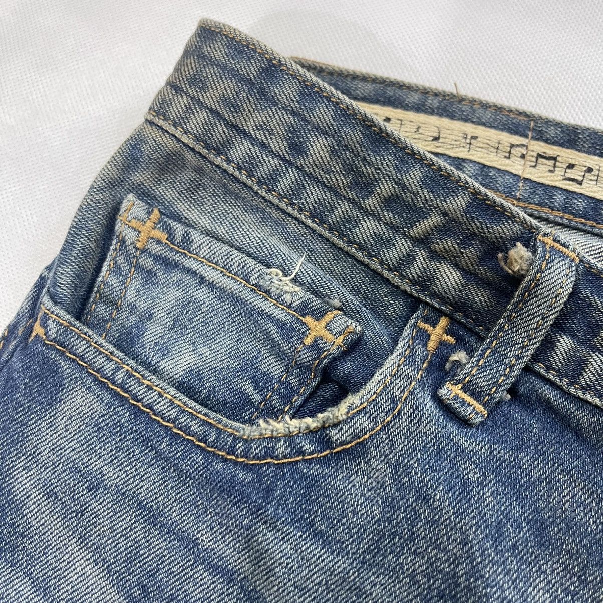 Number (N)ine Rare! Number(nine) x Studios Fades Distressed Stretch Jeans Size US 32 / EU 48 - 6 Thumbnail