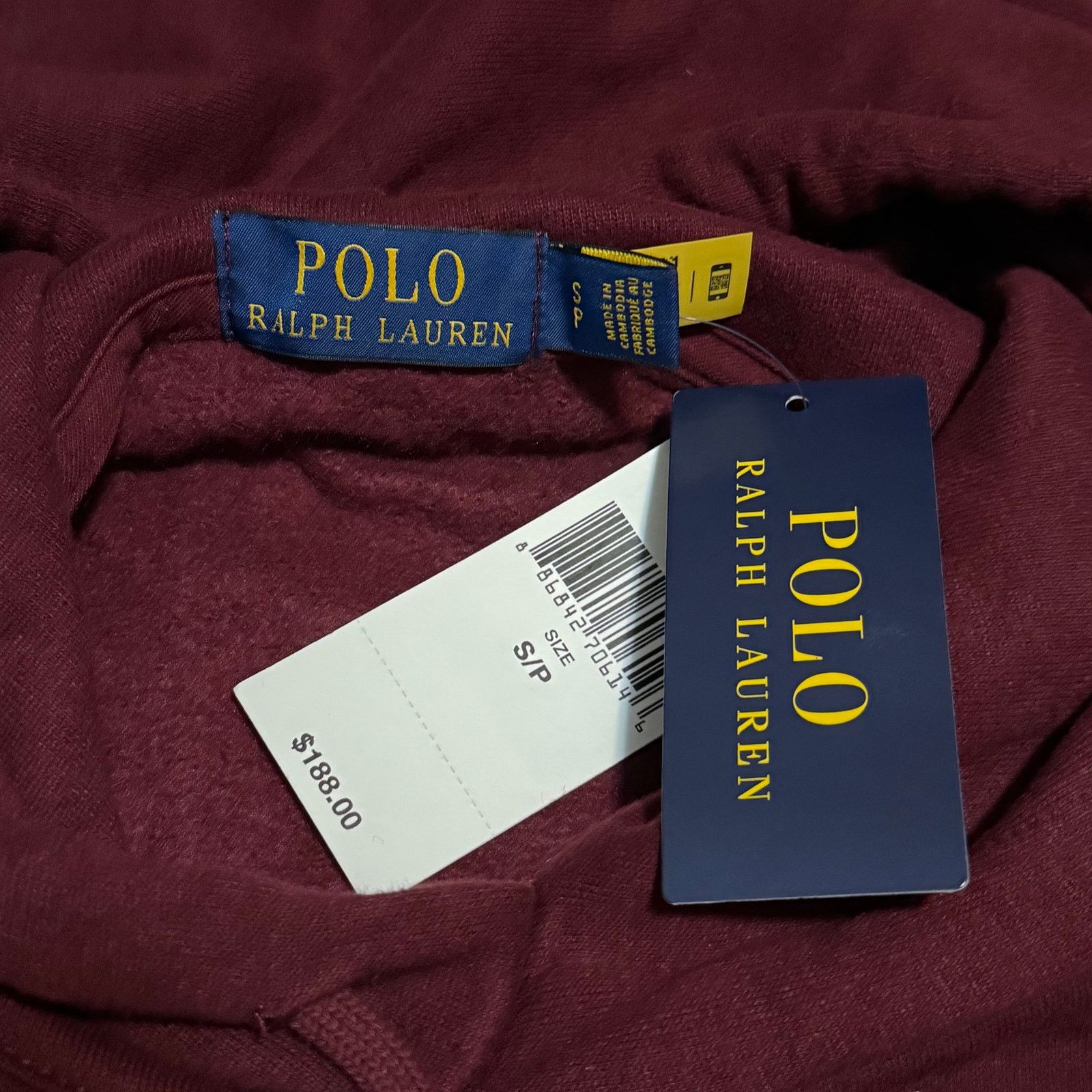 Polo Ralph Lauren NWT Polo Ralph Lauren Triple Pony Embroidered Hoodie Small Size US S / EU 44-46 / 1 - 4 Thumbnail
