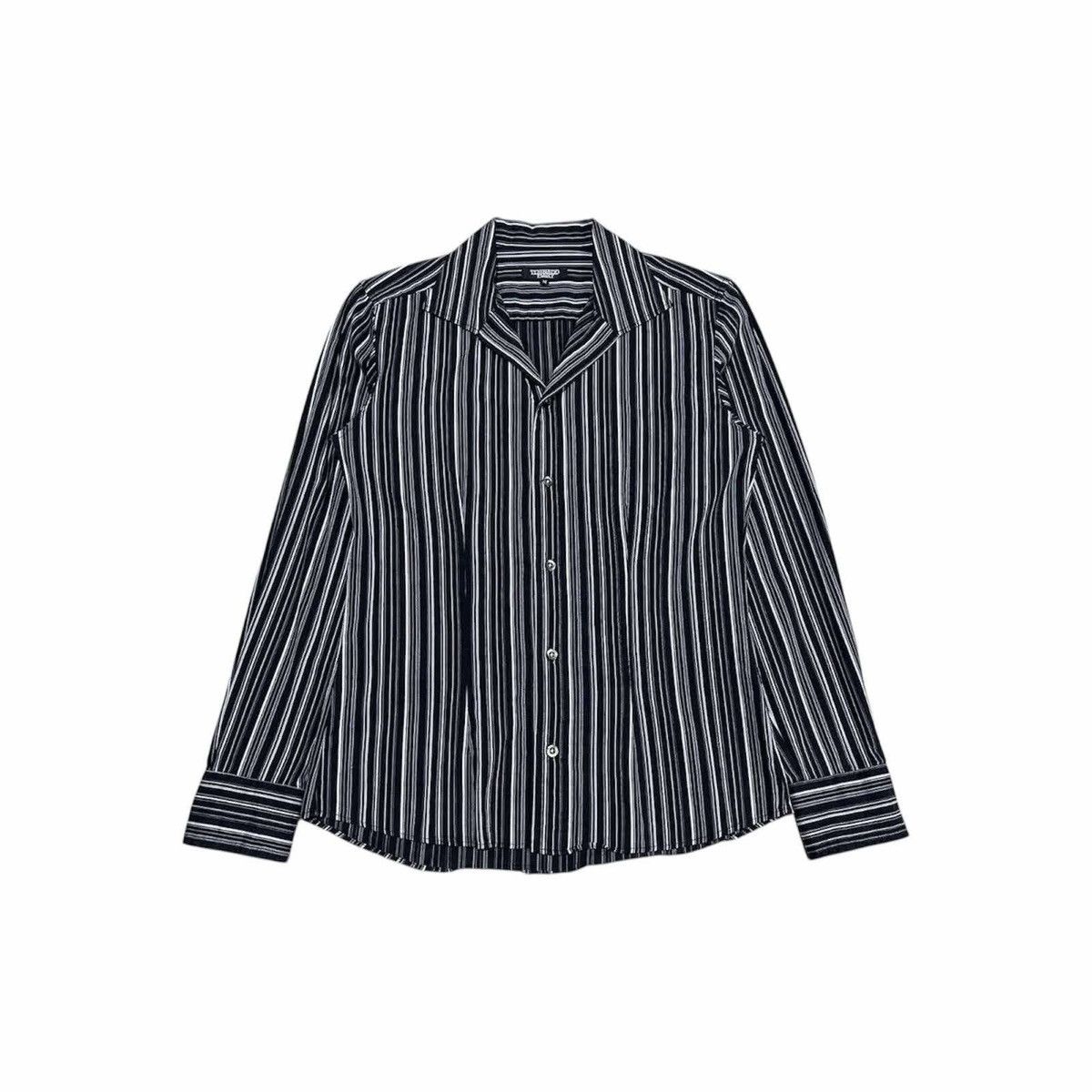 Tornado Mart 🔥Sick Y2K Tornado Mart Striped Shirt Size US M / EU 48-50 / 2 - 1 Thumbnail