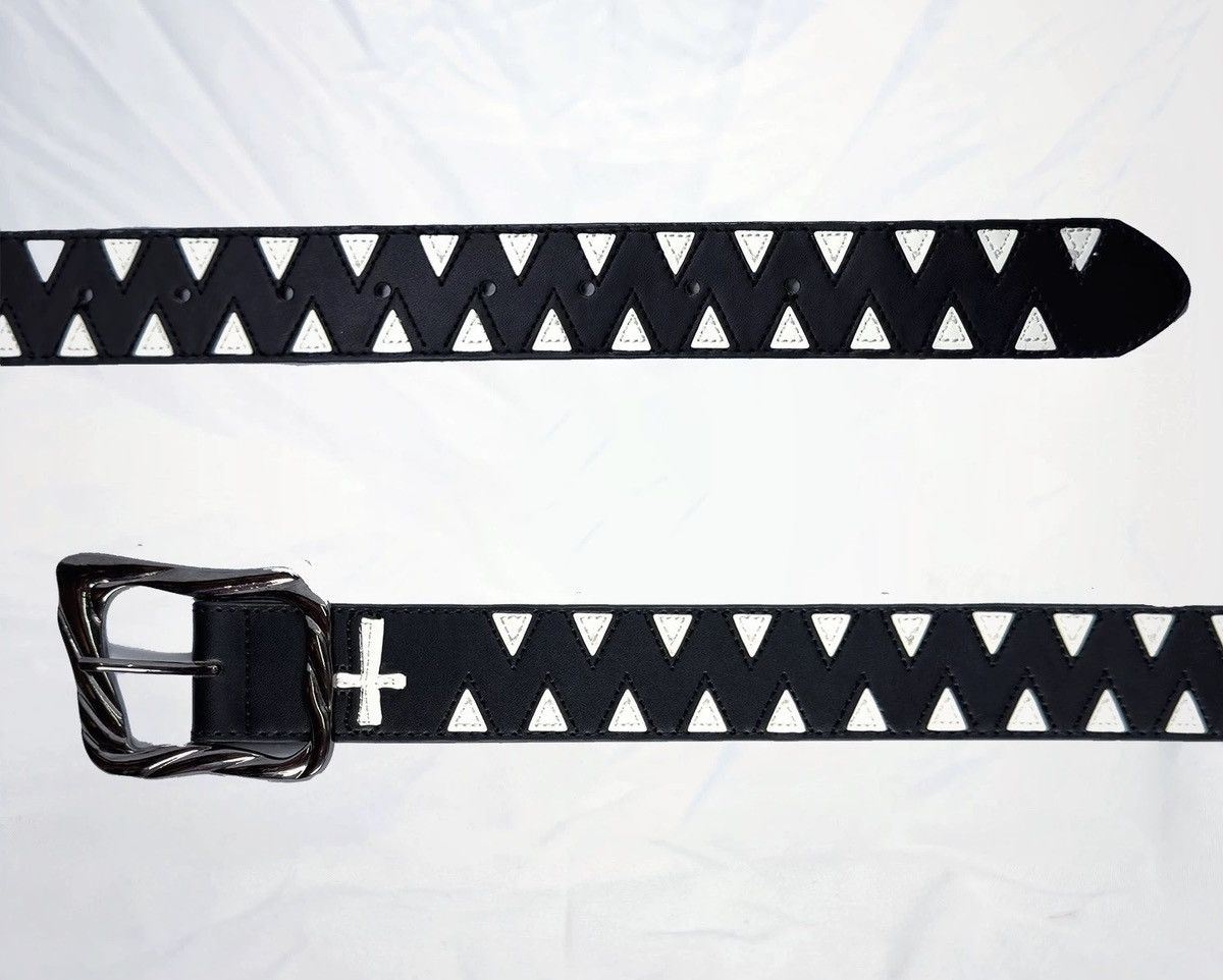 Japanese Brand × Vintage Retro punk rock aesthetic sawtooth cross y2k belt Size ONE SIZE - 6 Thumbnail