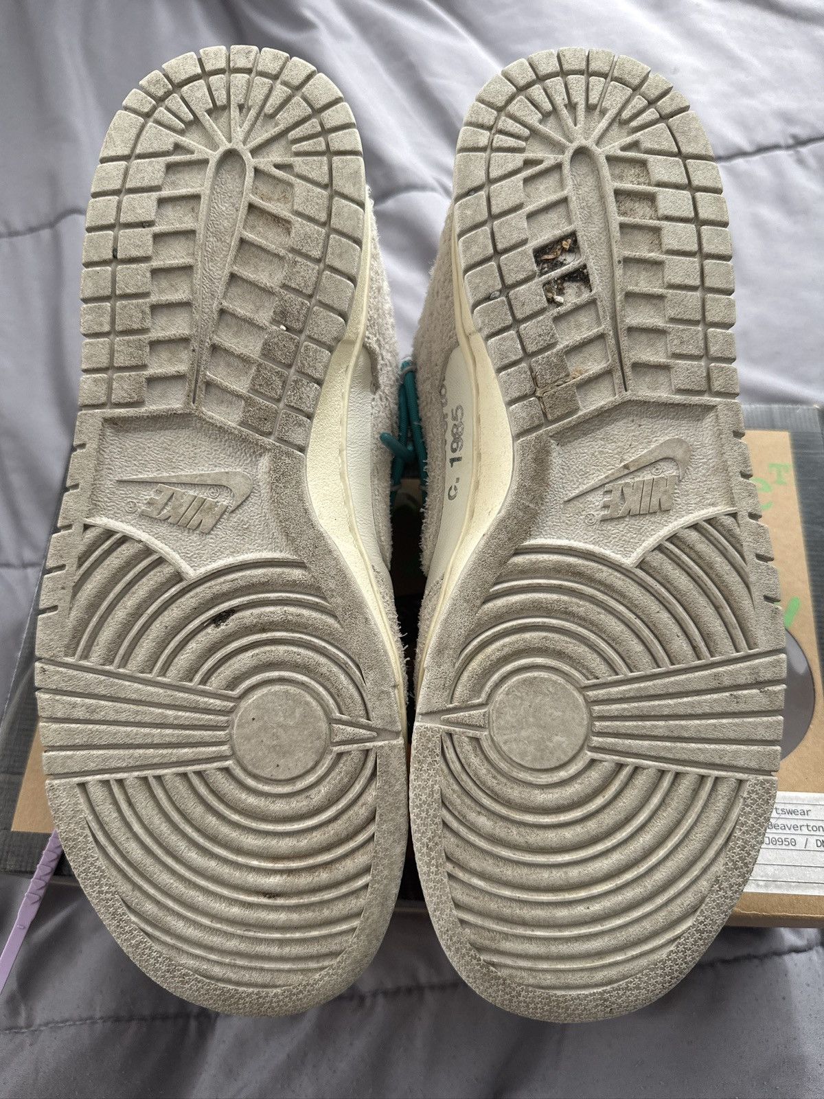 Nike × Off-White Nike Off White Dunk Low Lot 36 Size US 9 / EU 42 - 5 Thumbnail