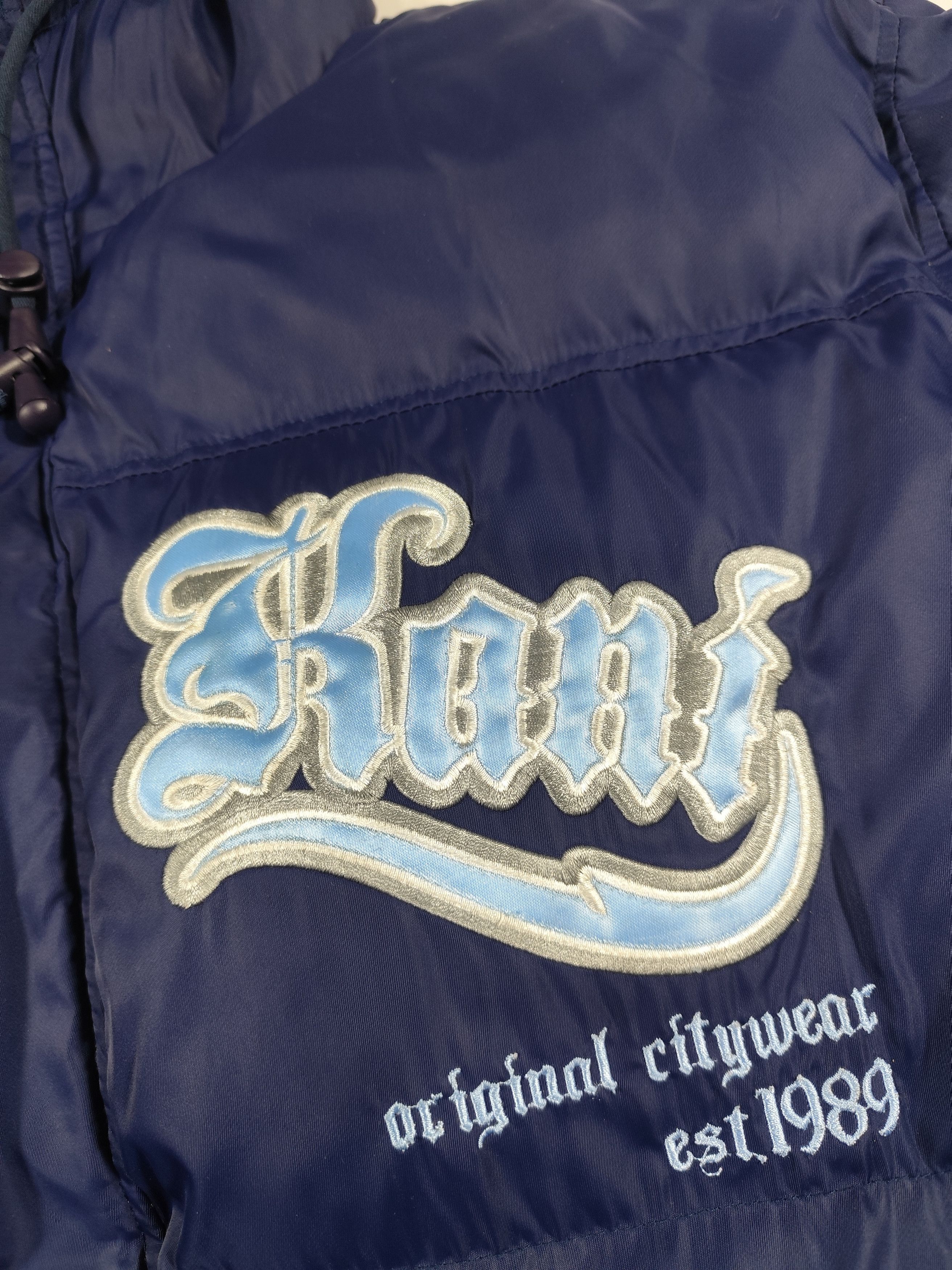 Karl Kani Karl Kani Men's Bomber Jacket Vintage 90s NaviBlue Nylon Size US XL / EU 56 / 4 - 4 Thumbnail