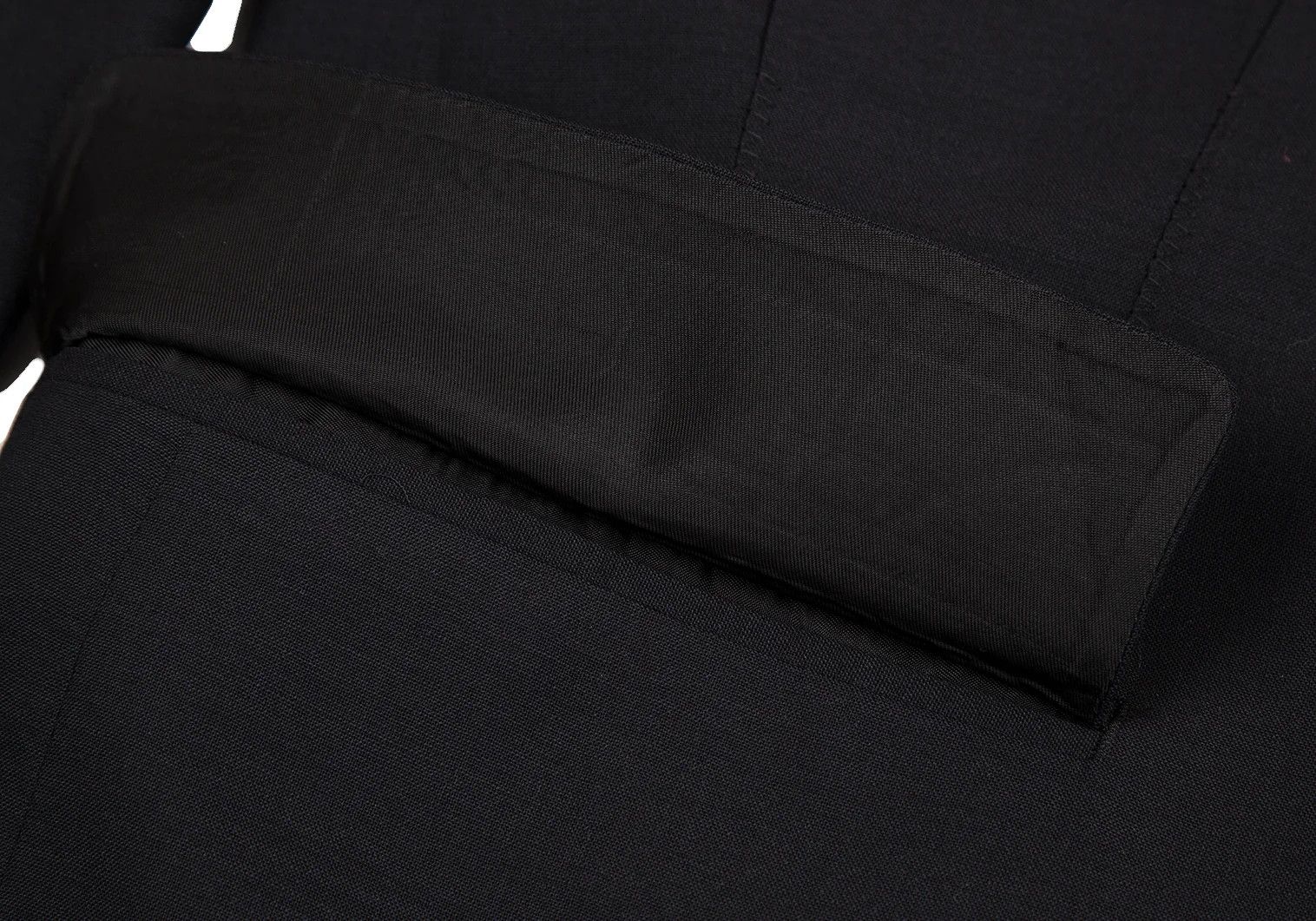 Issey Miyake Wool Waist Dart Design Jacket in Black Size 4 Size US XL / EU 56 / 4 - 10 Thumbnail