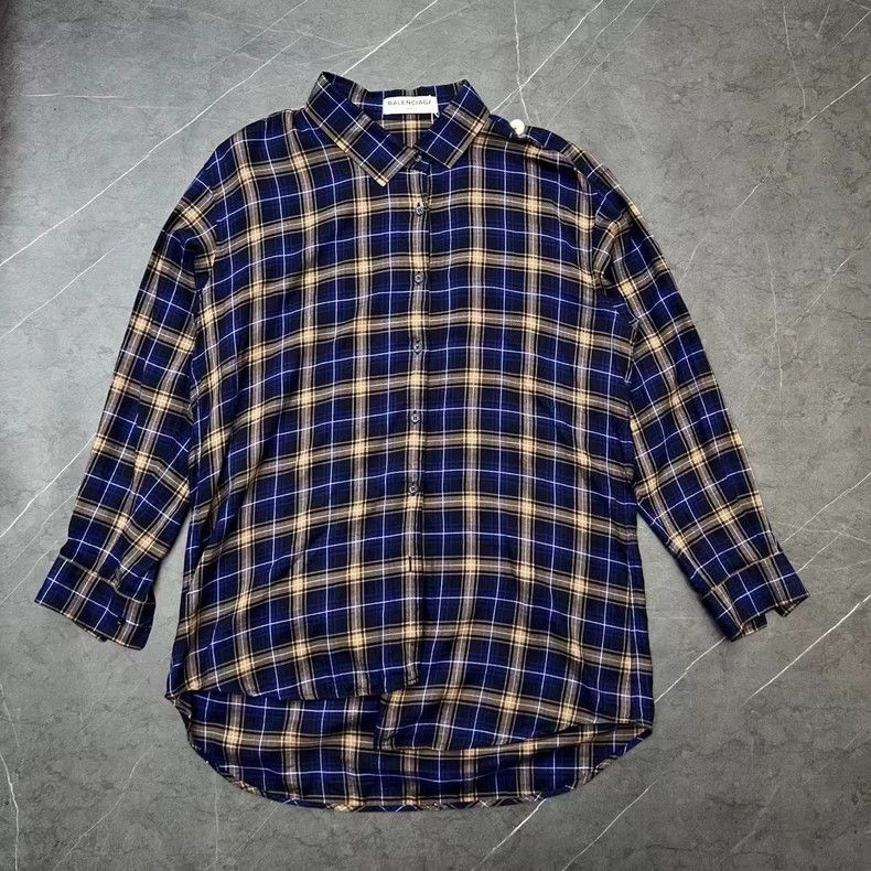 Balenciaga Balenciaga size 36 Plaid shirt Size US S / EU 44-46 / 1 - 1 Thumbnail