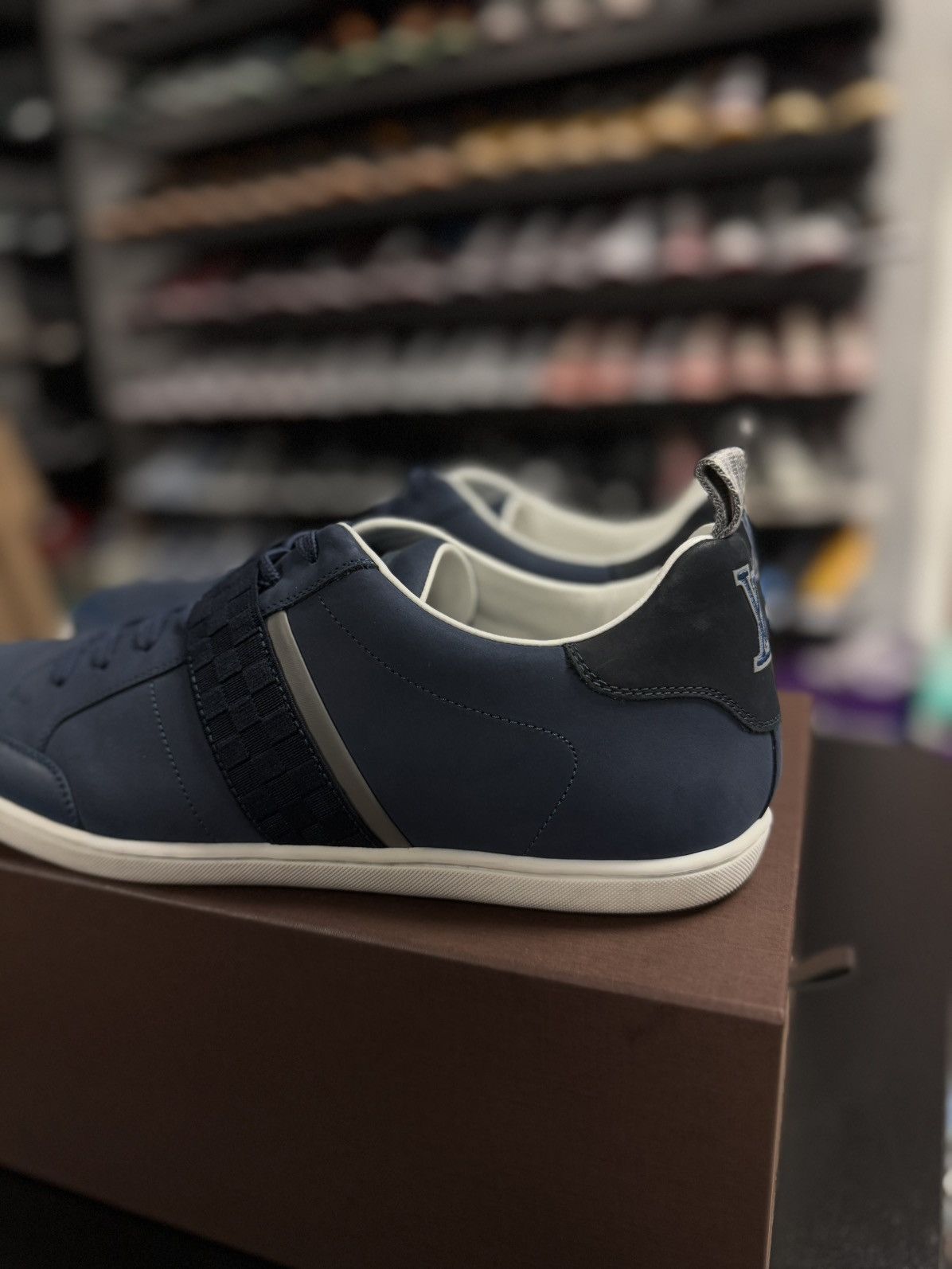 Louis Vuitton Louis Vuitton Blue Lowtop Sneaker Size 10UK/11US Size US 11 / EU 44 - 8 Thumbnail
