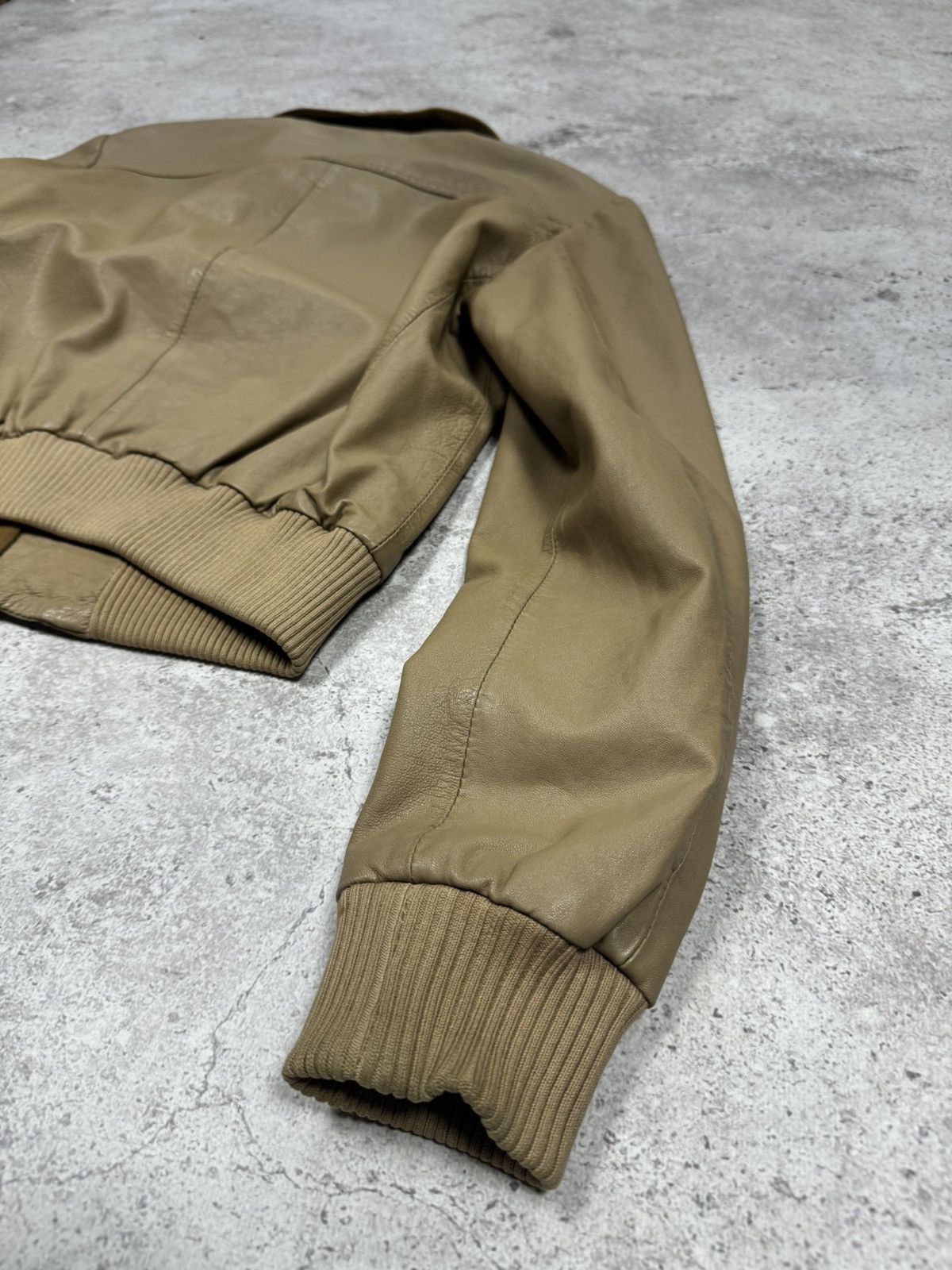 Japanese Brand × Vintage Vintage 00s Soft Leather Junya Watanabe Style Cropped Jacket Size US S / EU 44-46 / 1 - 9 Thumbnail